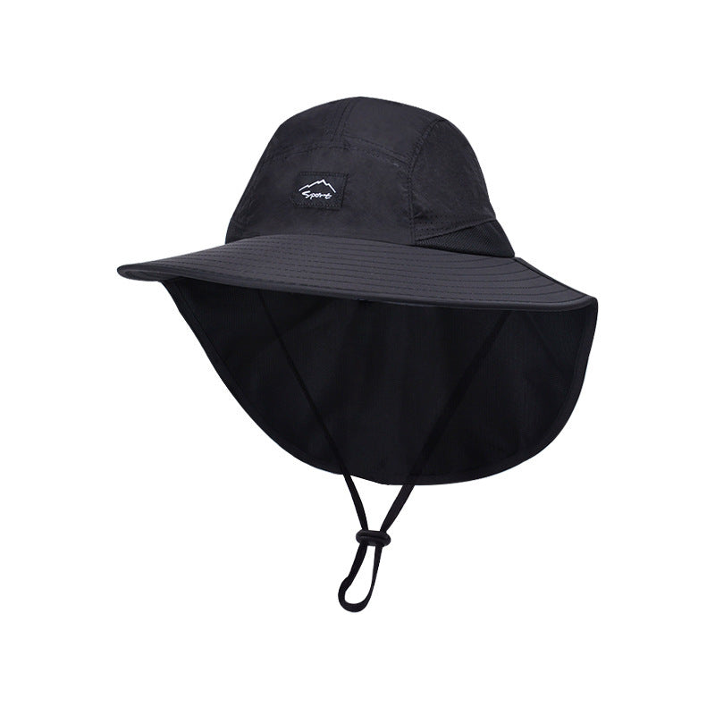 Wide Brim Shawl Bucket Hat