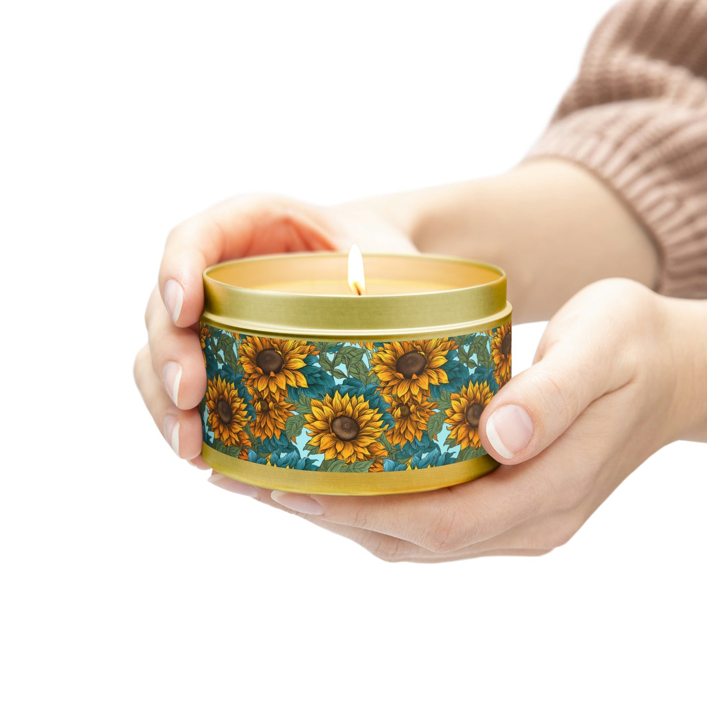 Sunflowers - Scented Tin Candles