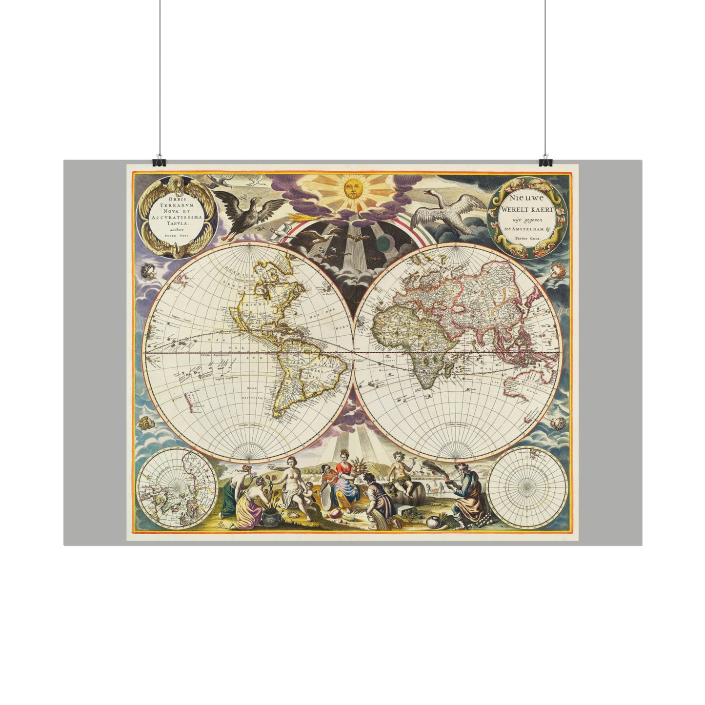 Vintage World Map 2 - Rolled Posters