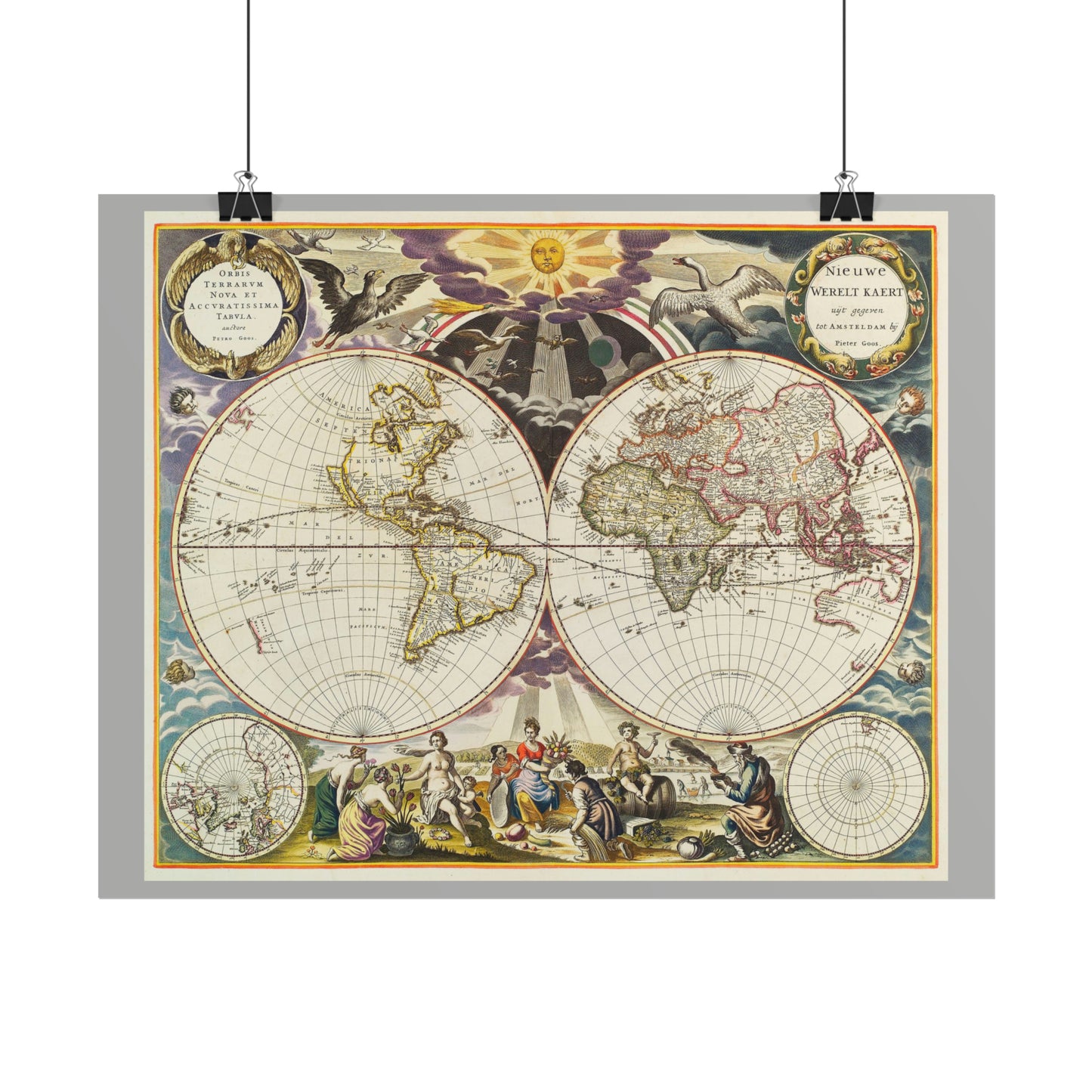 Vintage World Map 2 - Rolled Posters