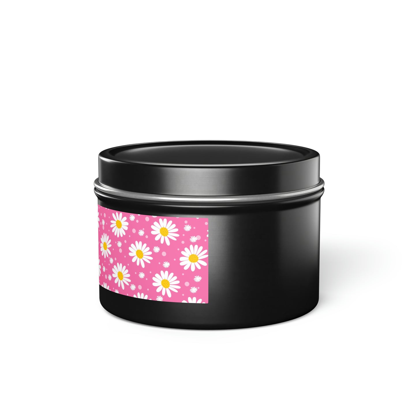 Daisies Pink - Scented Tin Candles