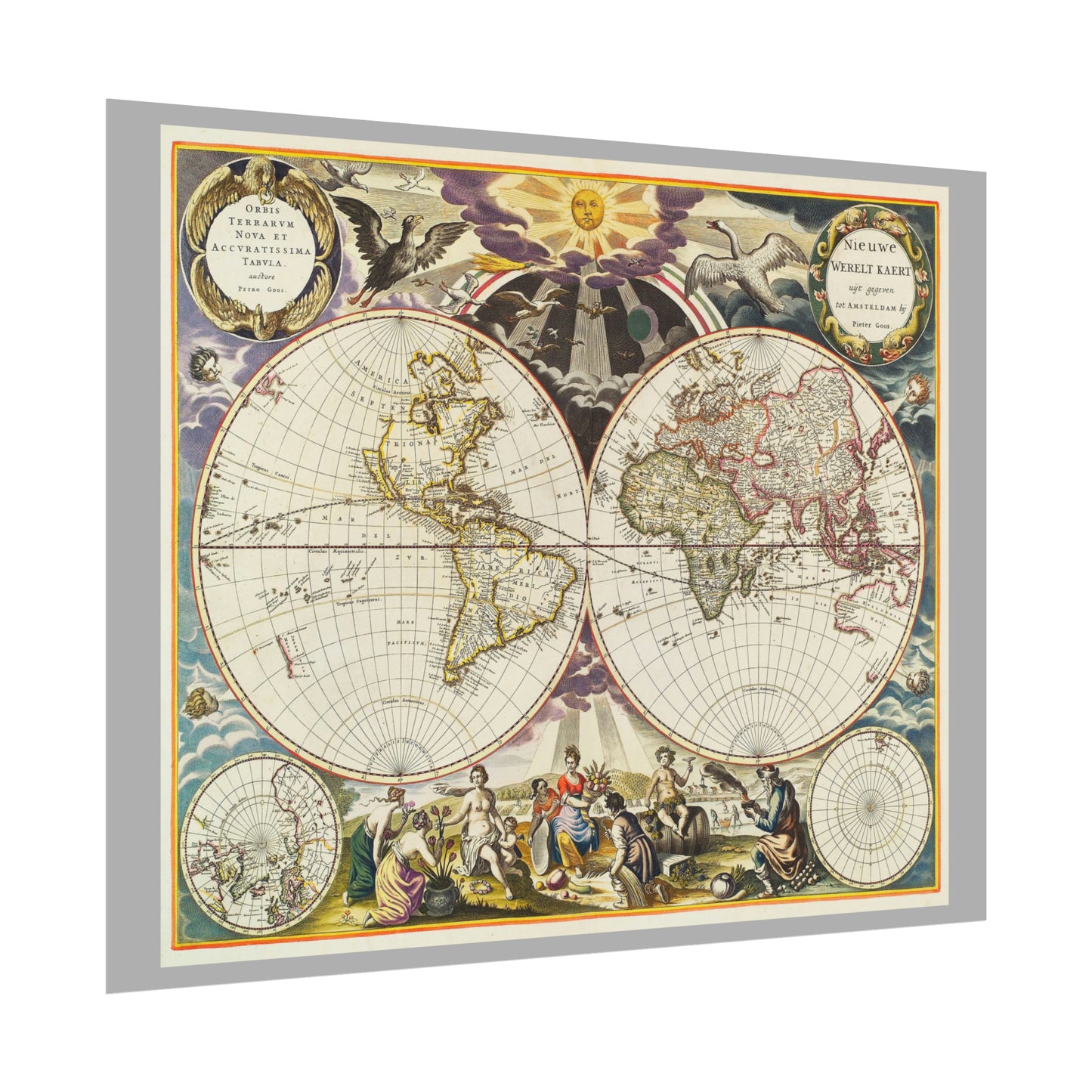 Vintage World Map 2 - Rolled Posters