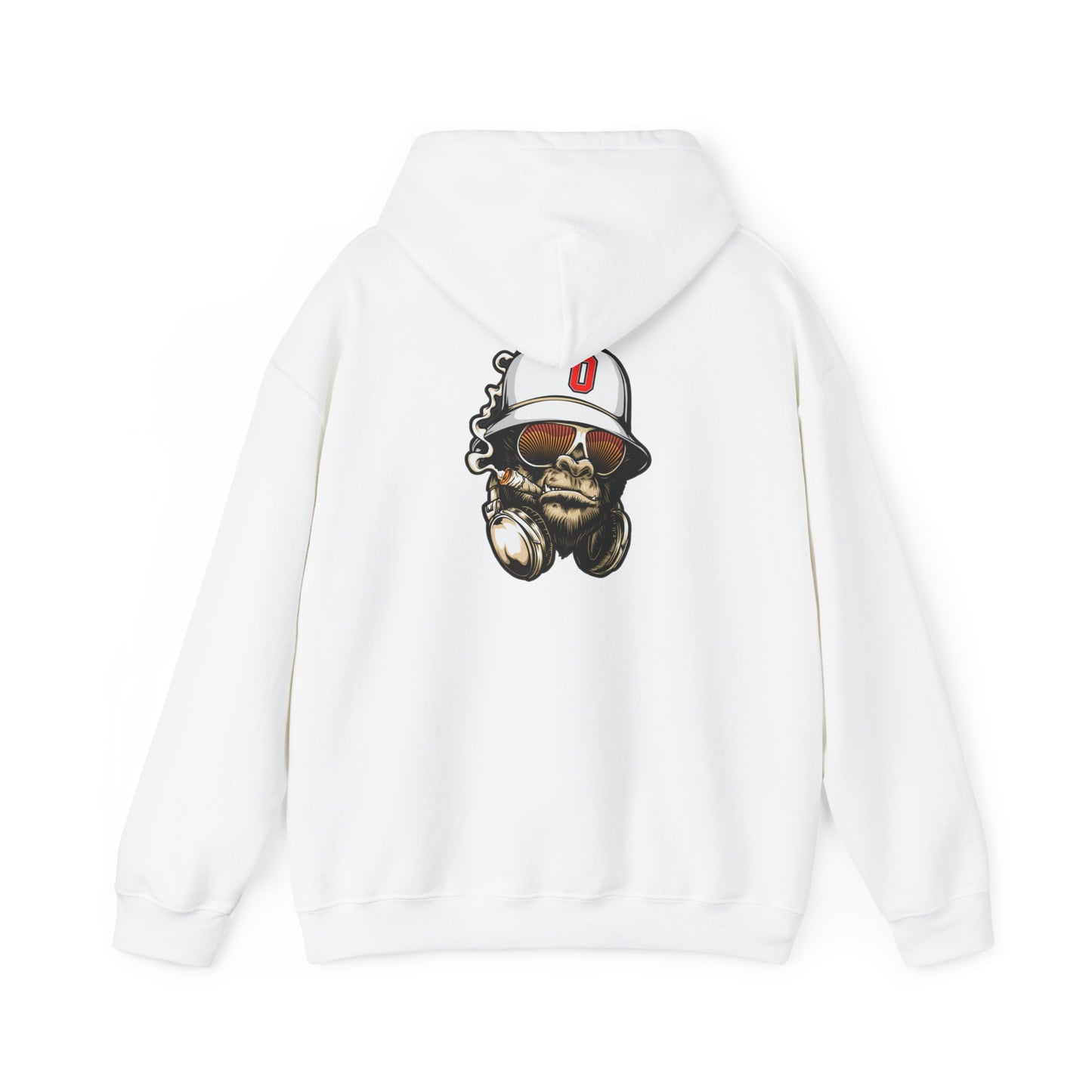 Gorilla Smoking (O) - Heavy Blend™ Hooded Sweatshirt