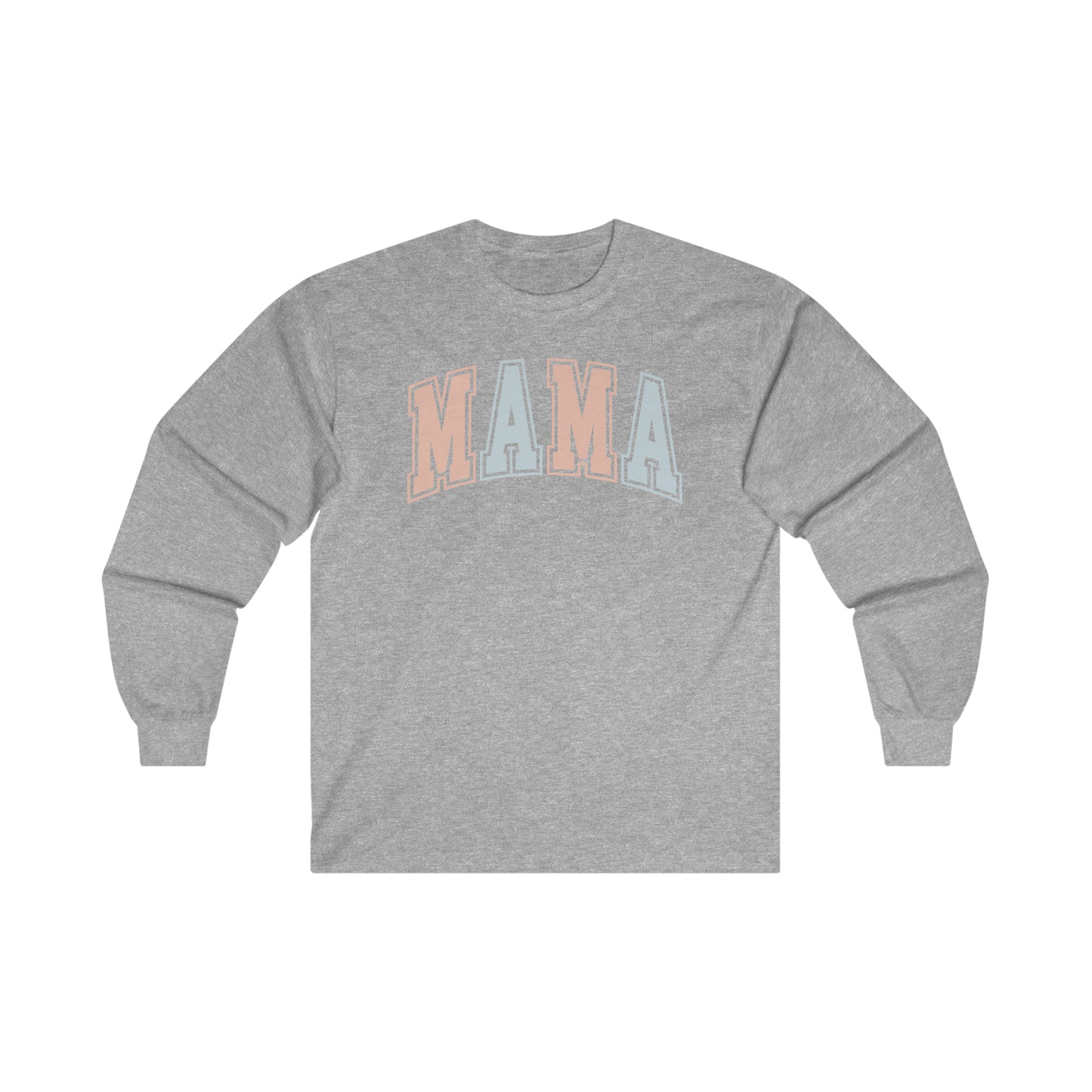 Mama 2-tone - Ultra Cotton Long Sleeve Tee