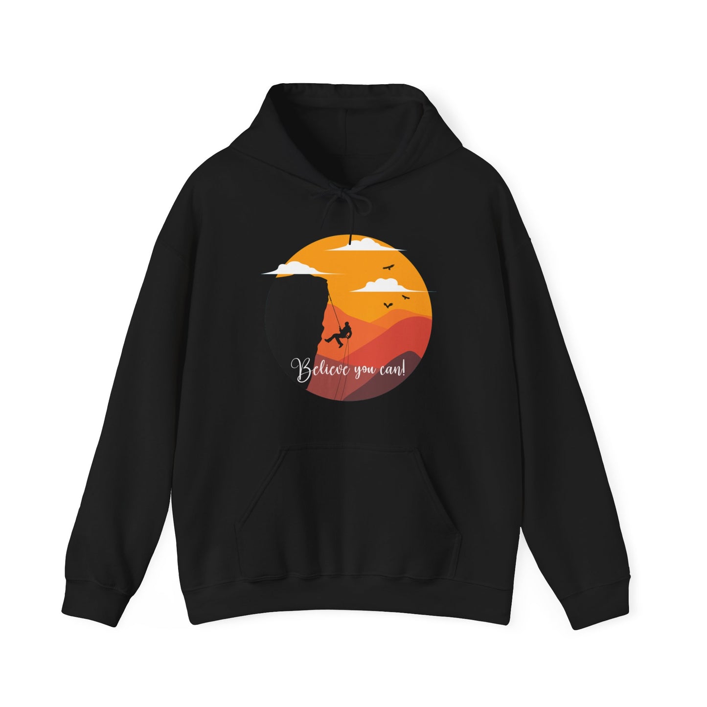 Rock Climbing - Believe You Can - Heavy Blend™ Hooded Sweatshirt