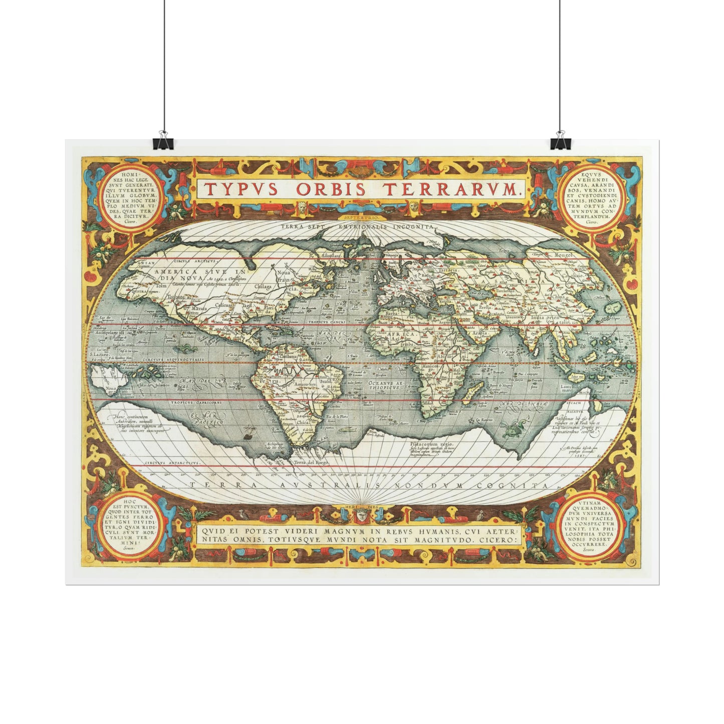 Vintage World Map 3 - Rolled Posters