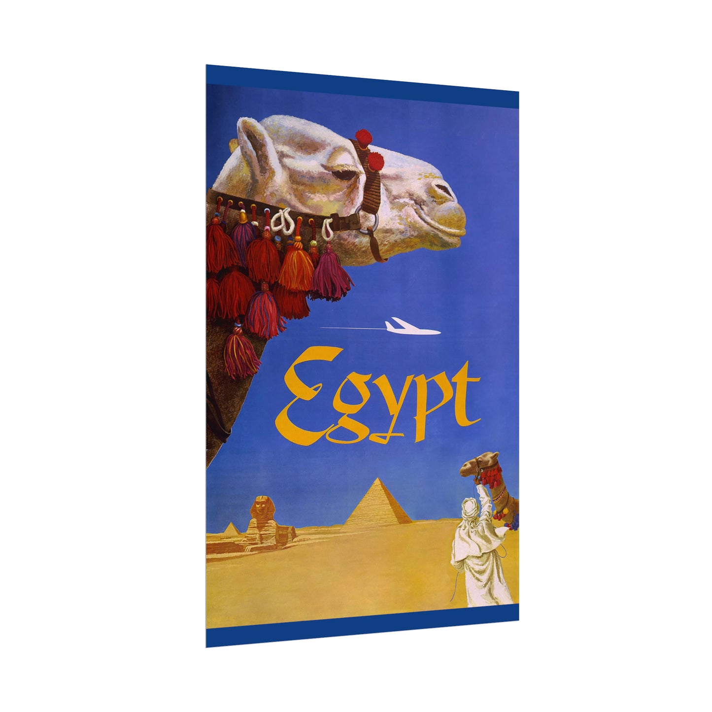 Vintage Travel Poster - Egypt - Rolled Poster