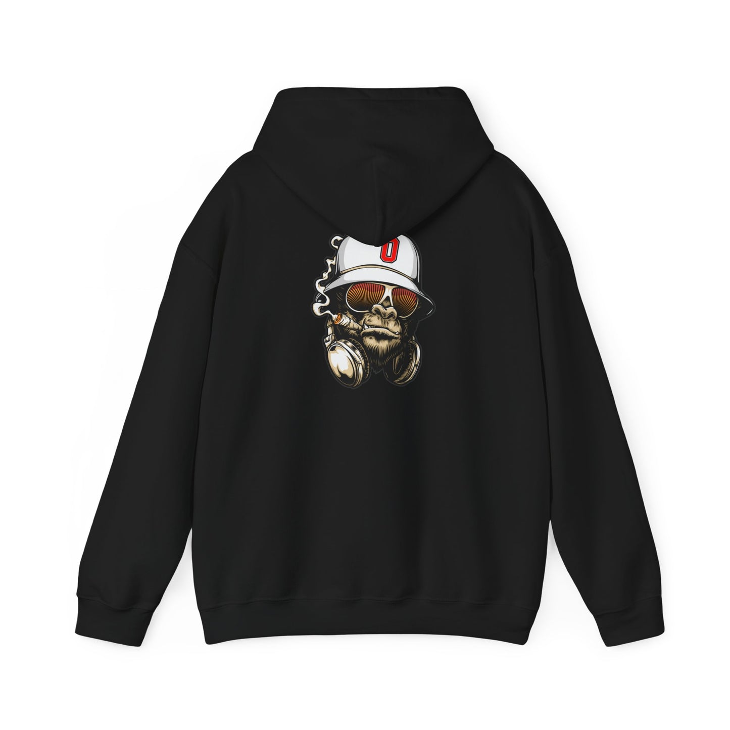 Gorilla Smoking (O) - Heavy Blend™ Hooded Sweatshirt