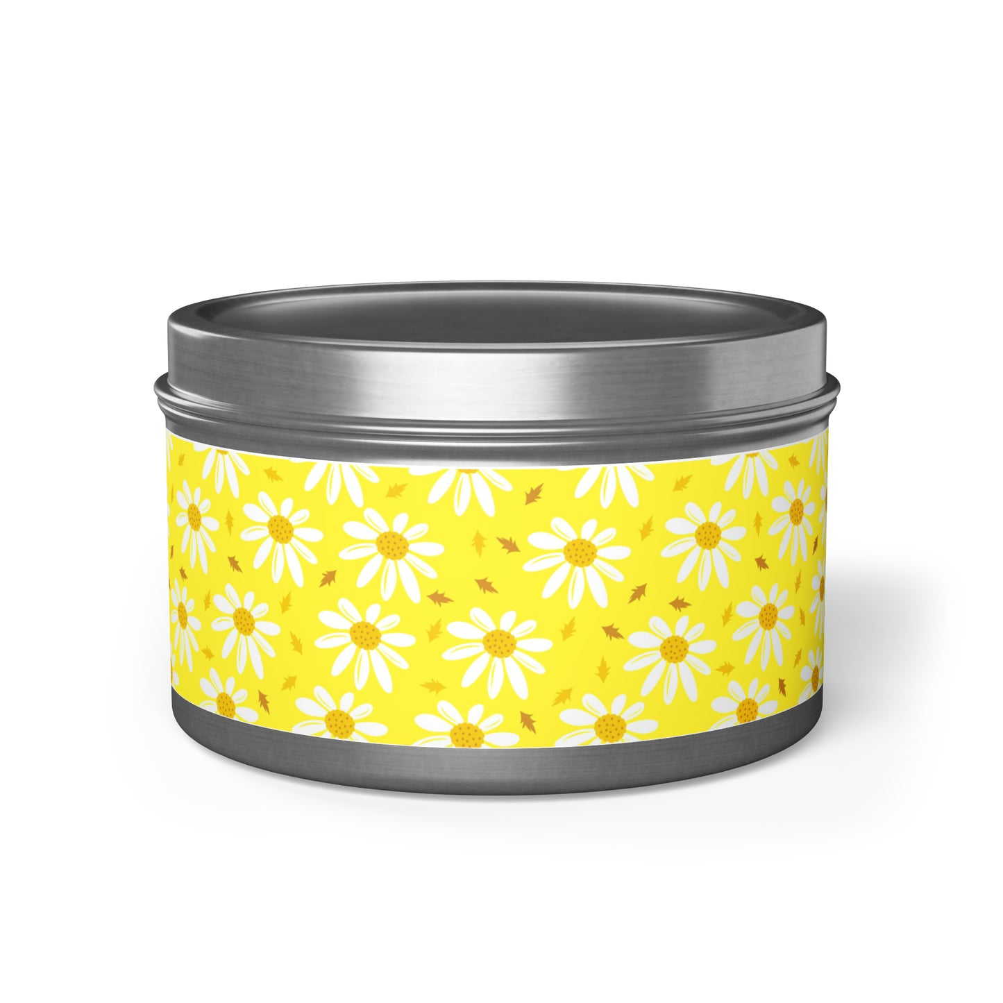 Daisies Yellow - Scented Tin Candles