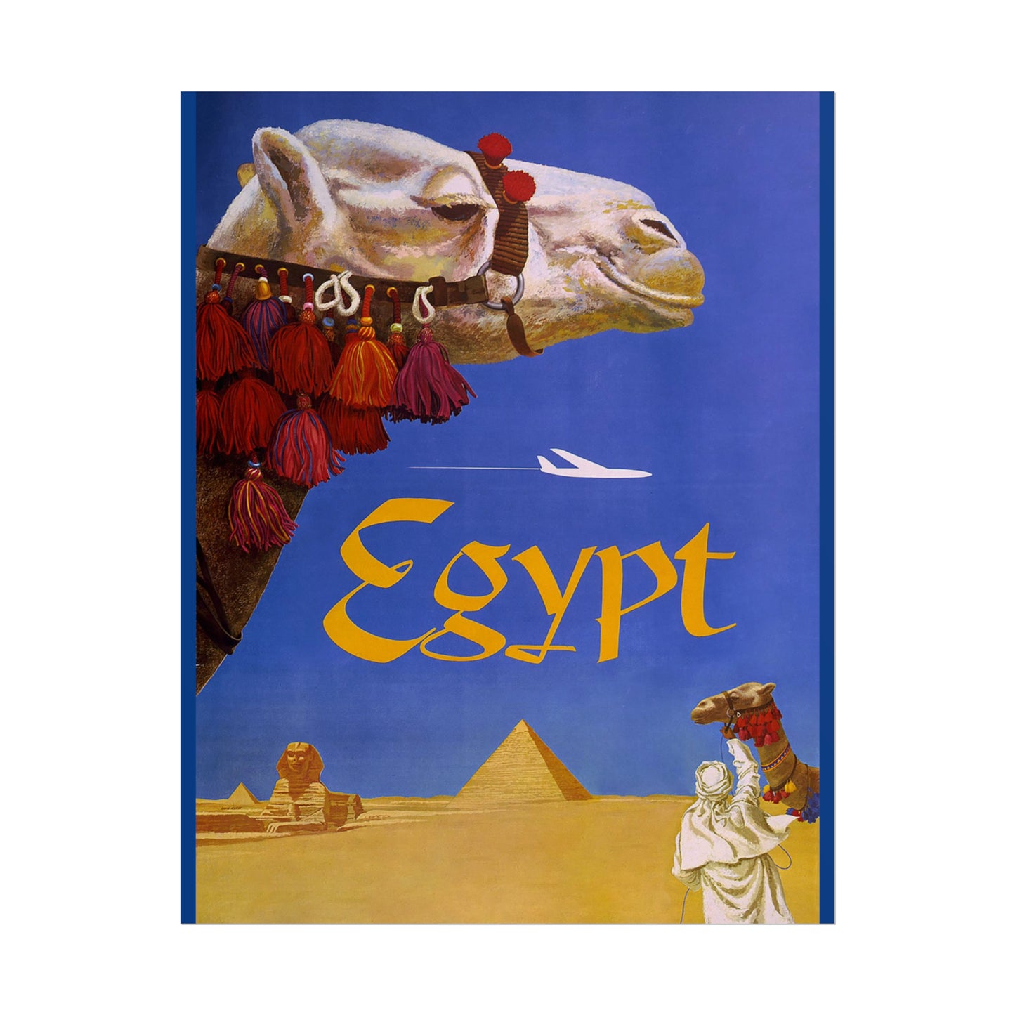 Vintage Travel Poster - Egypt - Rolled Poster