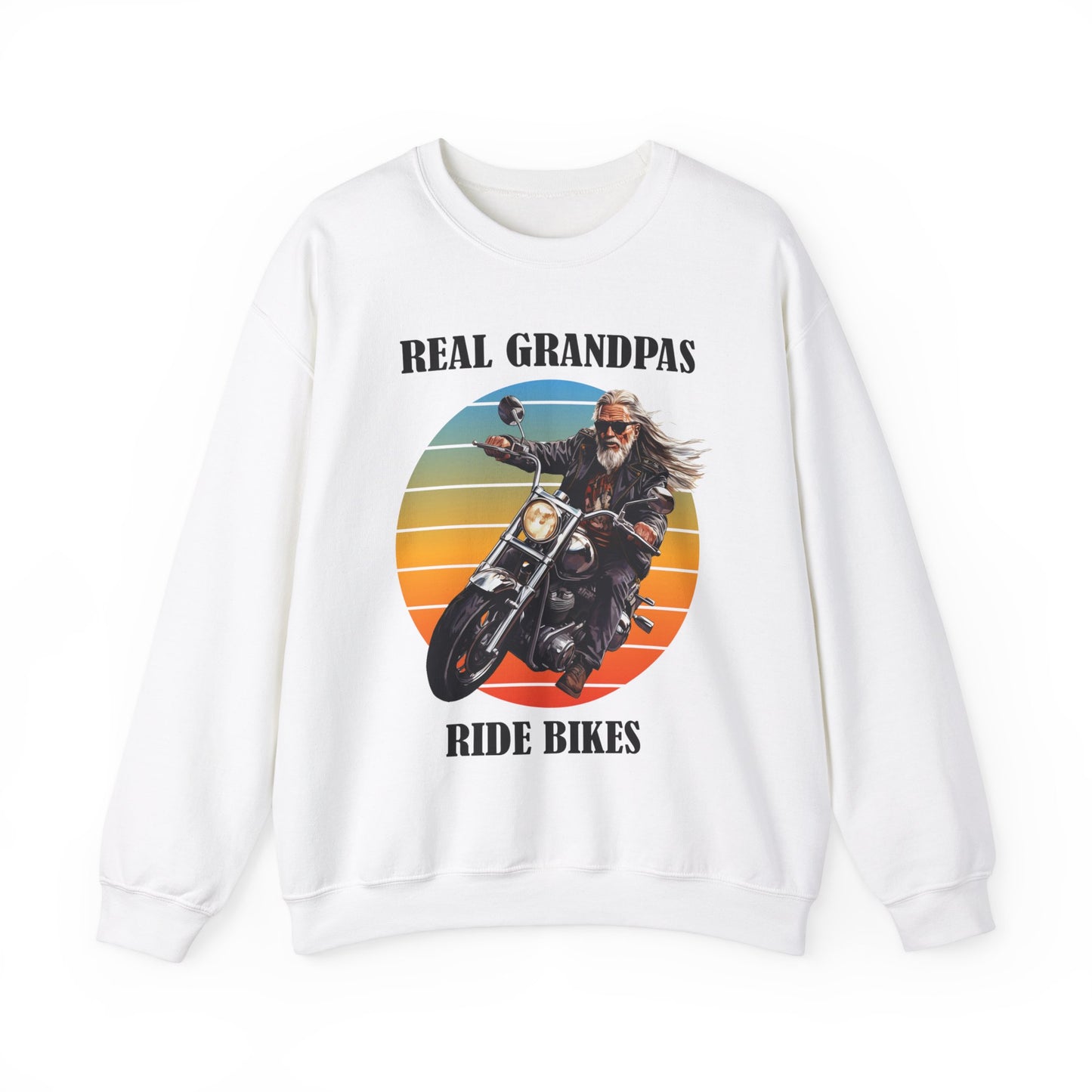 Grandpa Biker - Heavy Blend™ Crewneck Sweatshirt