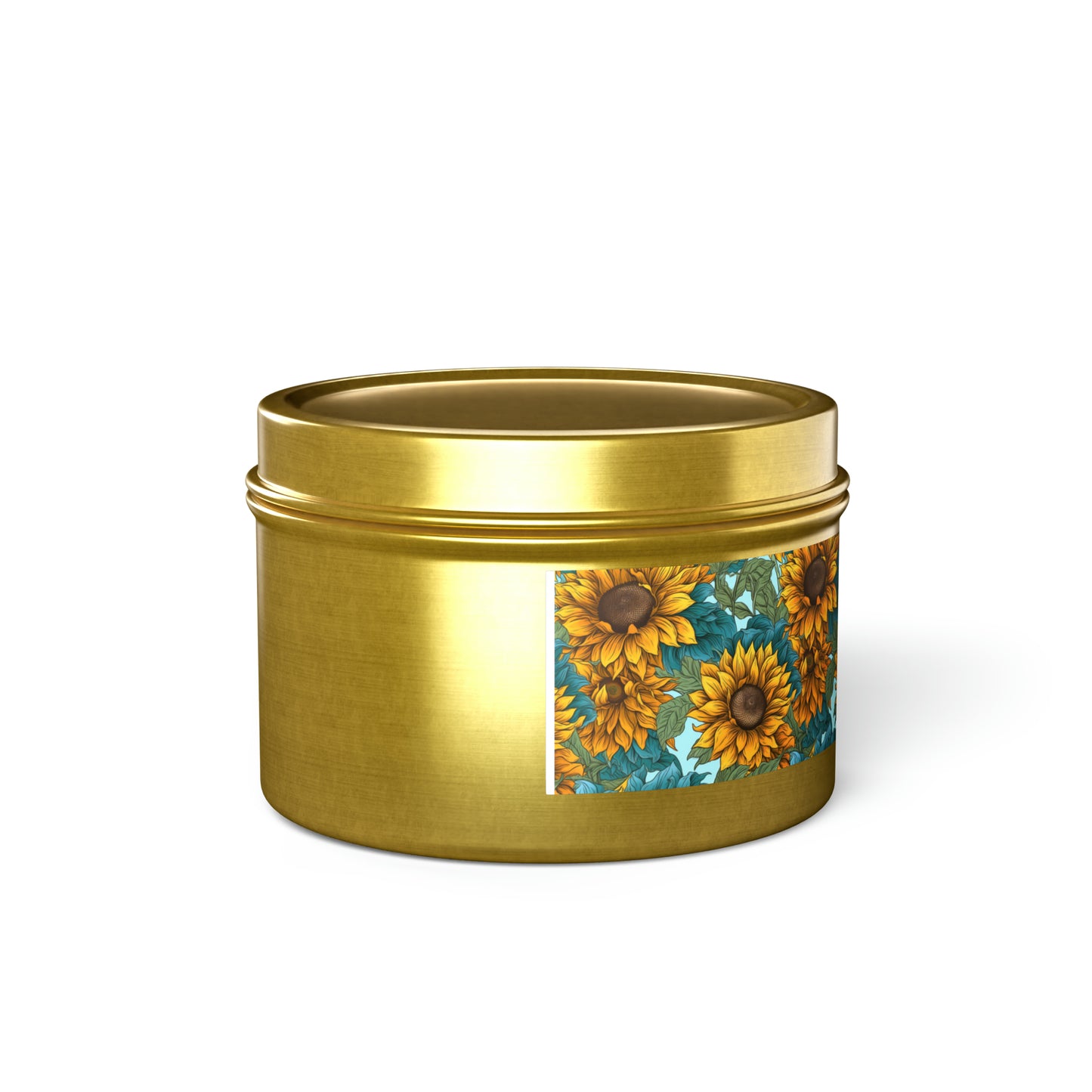 Sunflowers - Scented Tin Candles