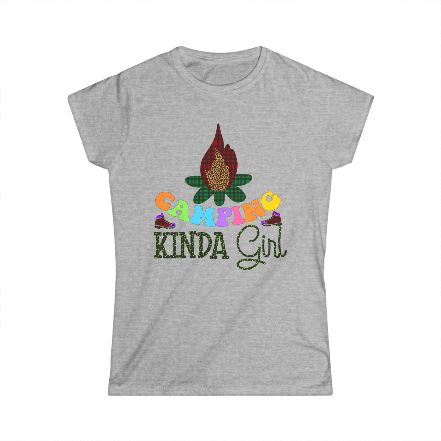 Camping Kinda Girl - Junior Fit Softstyle Tee