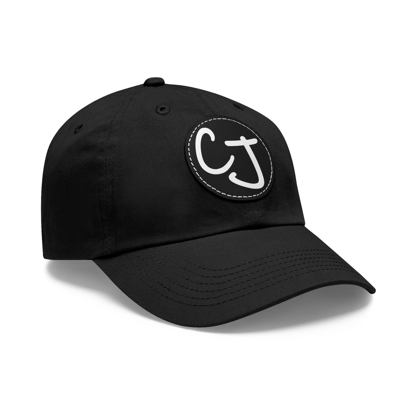 CJ - Hat with Round Leather Patch