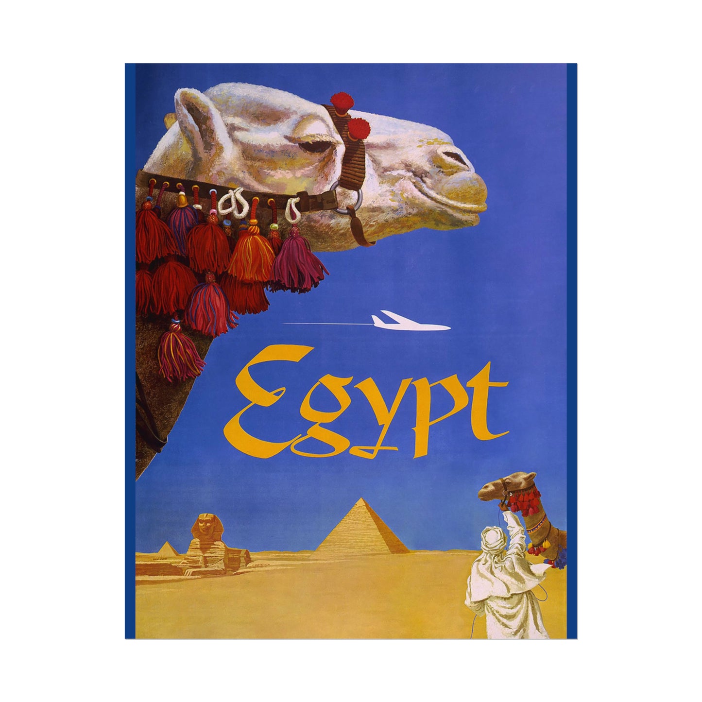 Vintage Travel Poster - Egypt - Rolled Poster