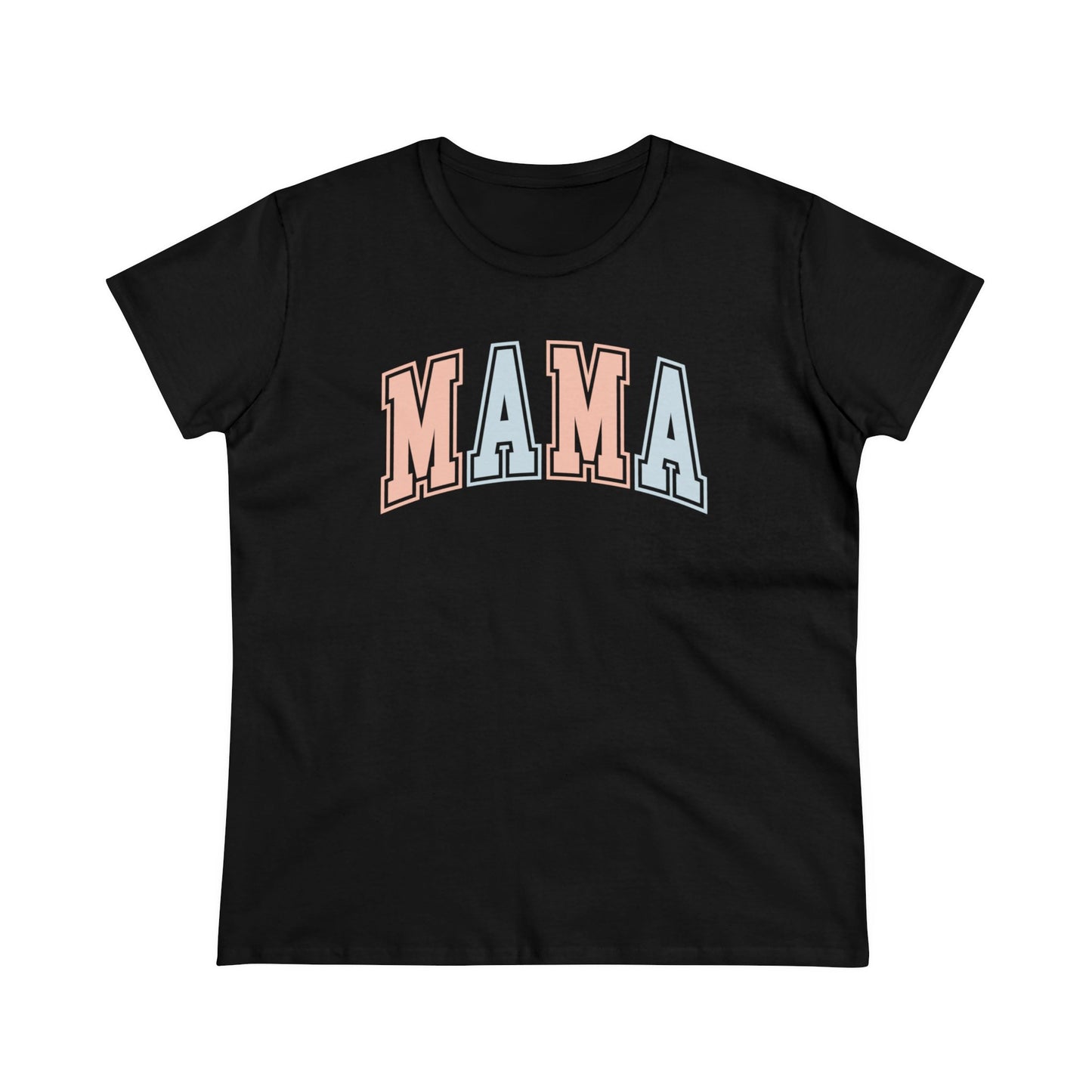 Mama 2-Tone - Women's Midweight Cotton Tee