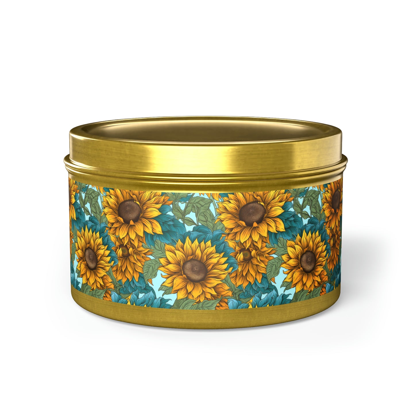 Sunflowers - Scented Tin Candles