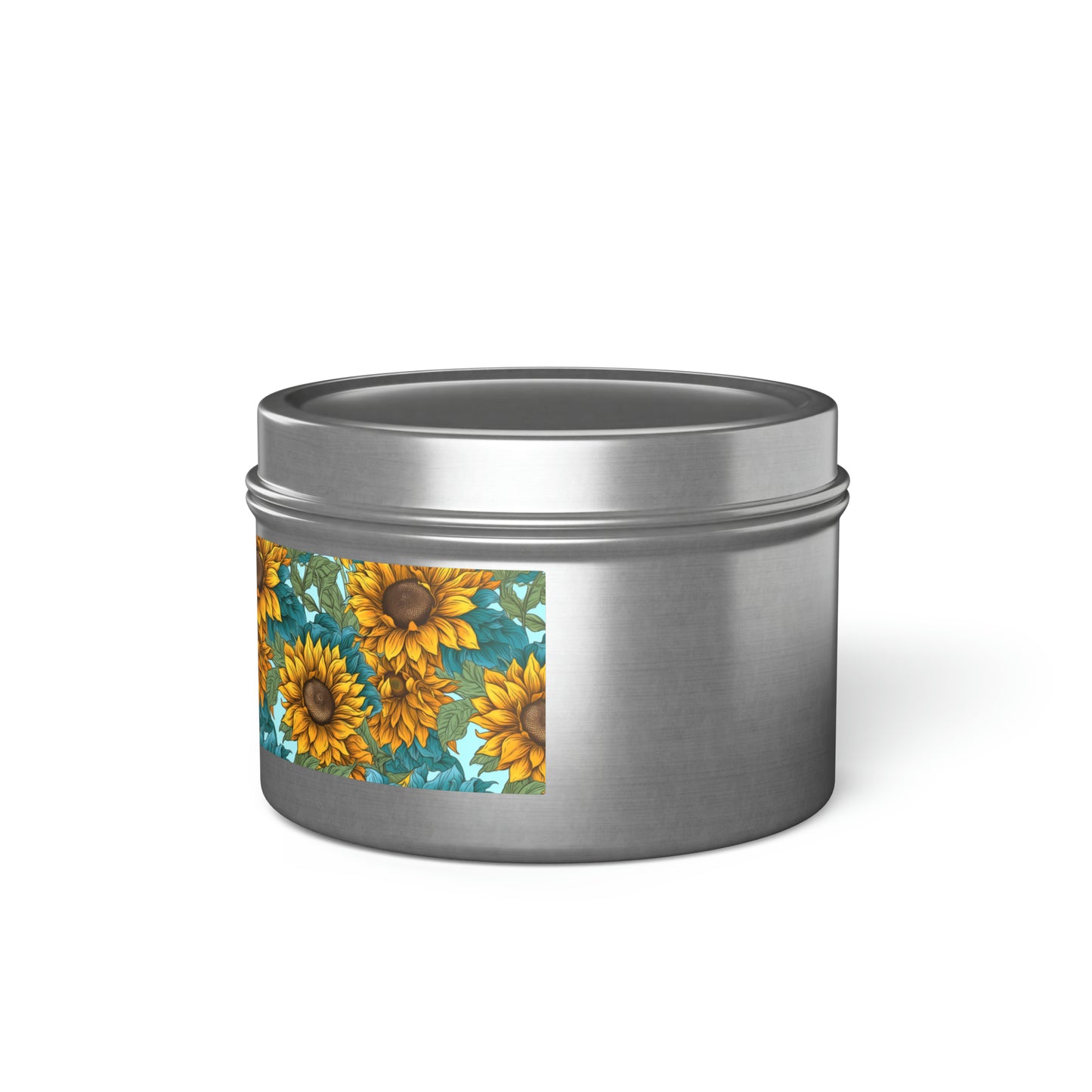 Sunflowers - Scented Tin Candles