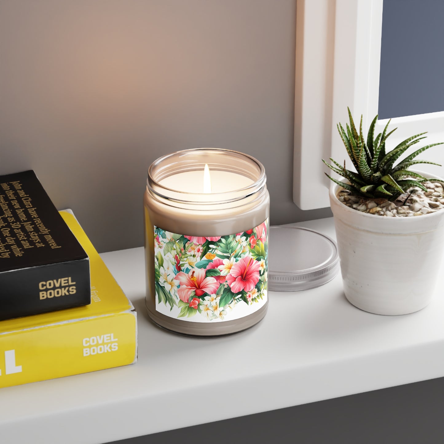 Pretty Floral Scene - Scented Candles, 9oz