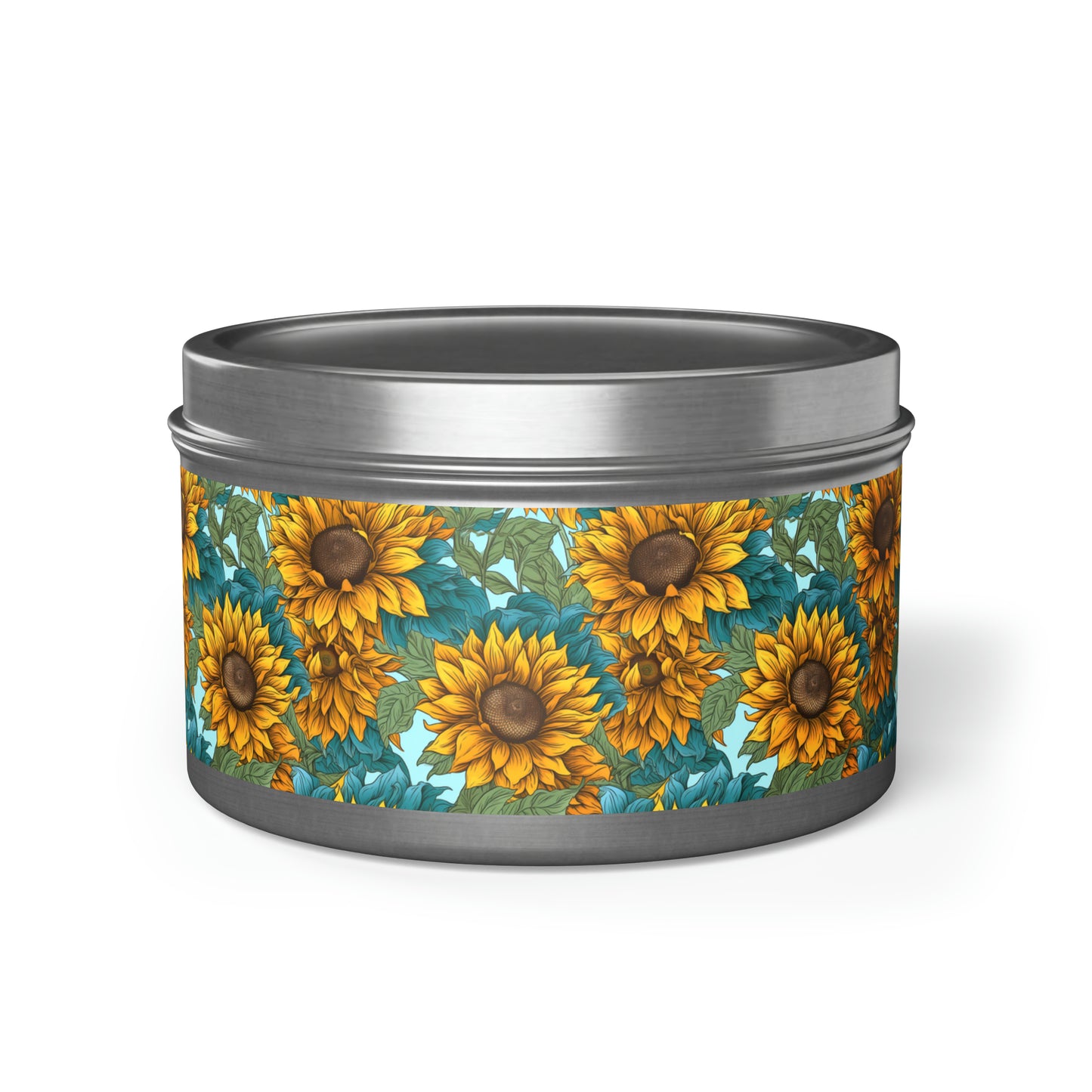 Sunflowers - Scented Tin Candles