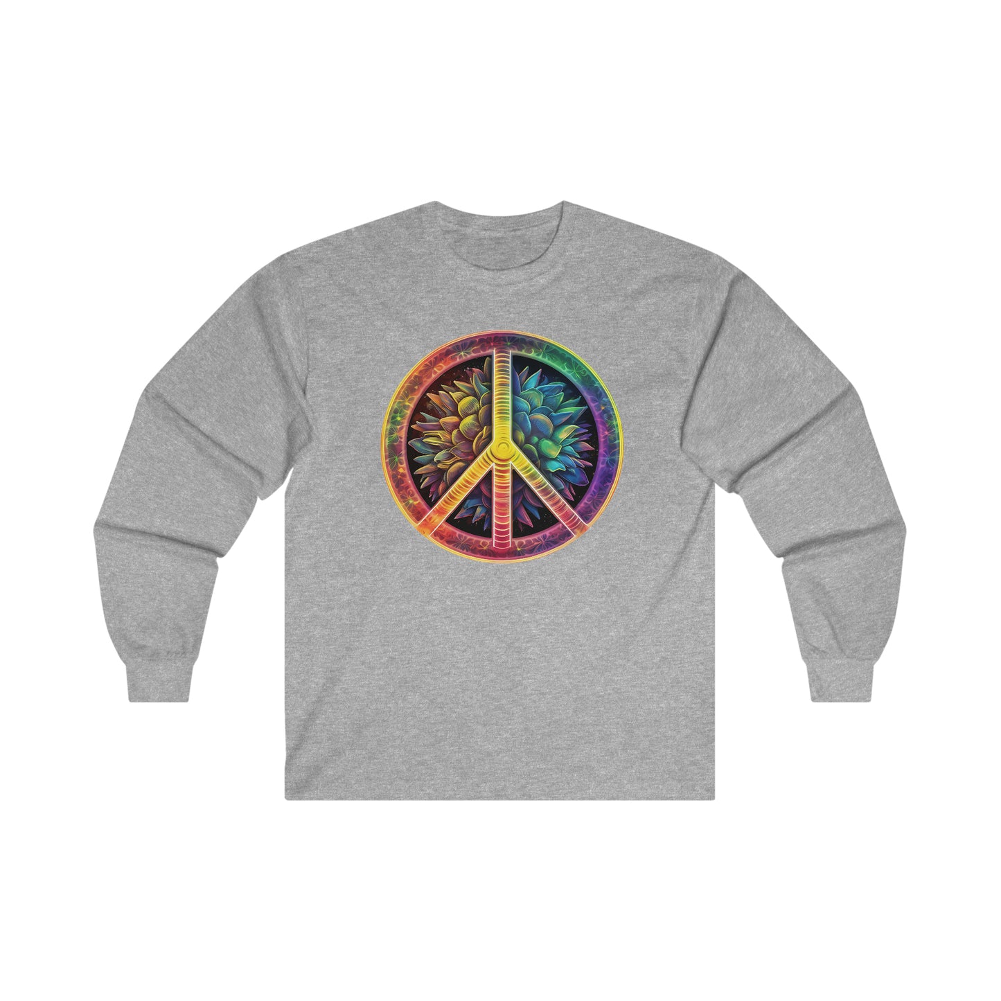 Vintage Peace Sign - Ultra Cotton Long Sleeve Tee