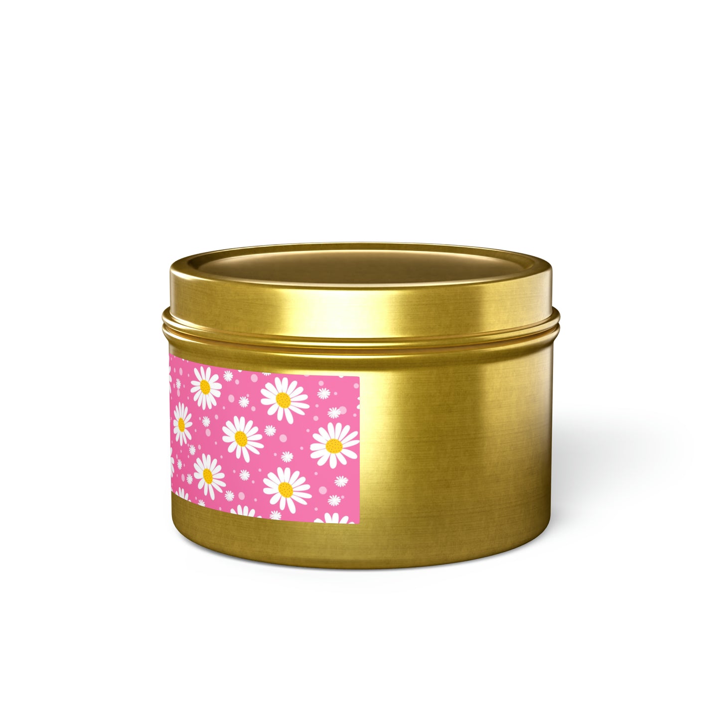 Daisies Pink - Scented Tin Candles