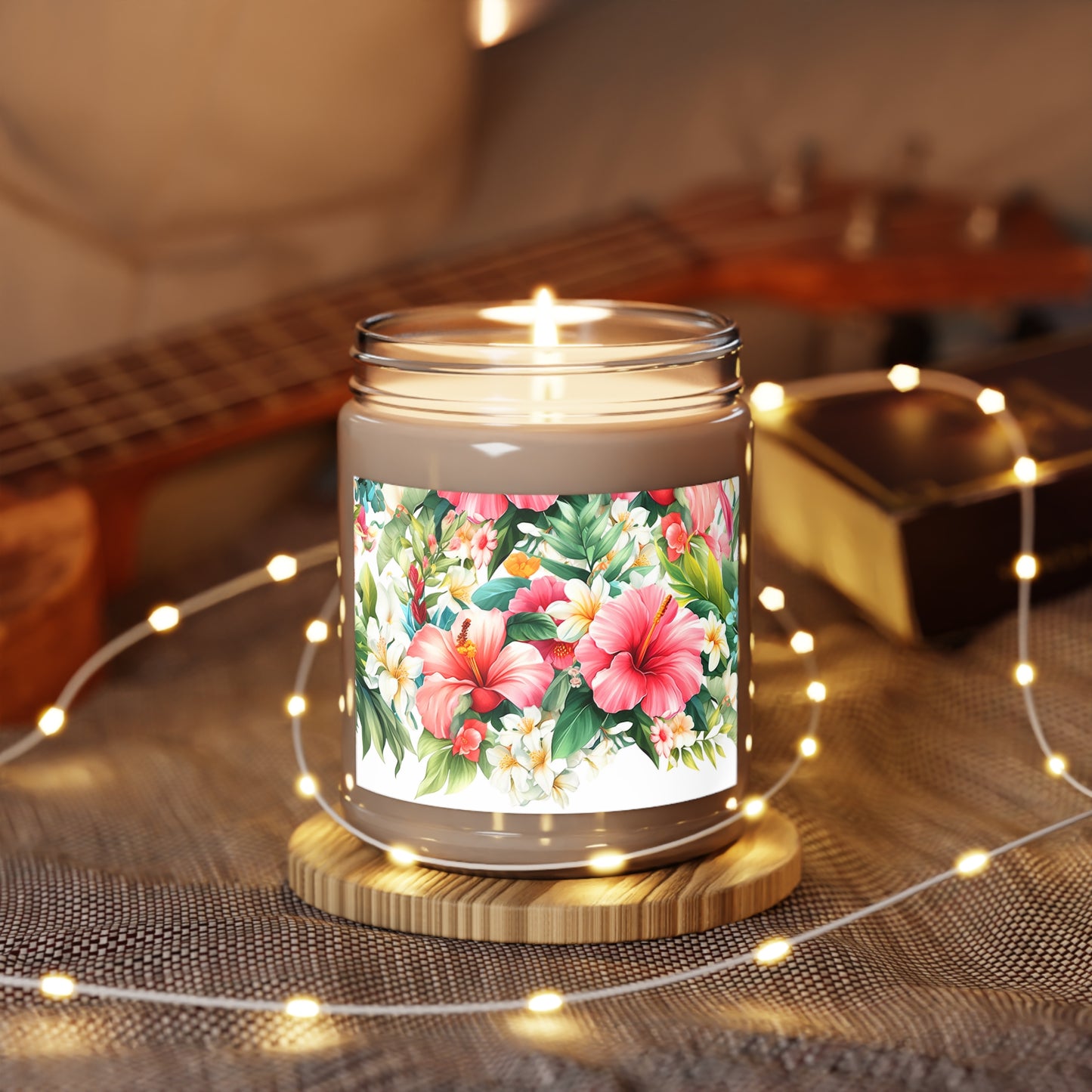 Pretty Floral Scene - Scented Candles, 9oz