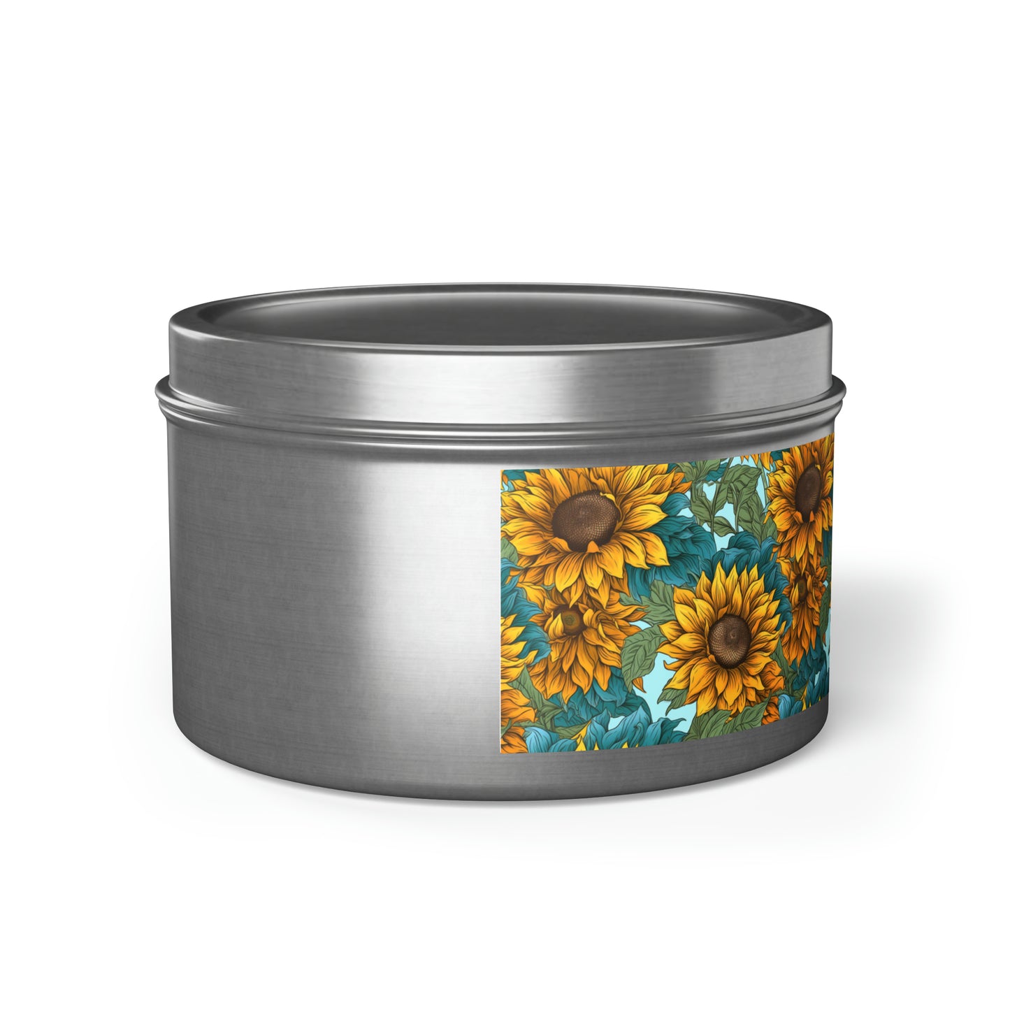 Sunflowers - Scented Tin Candles