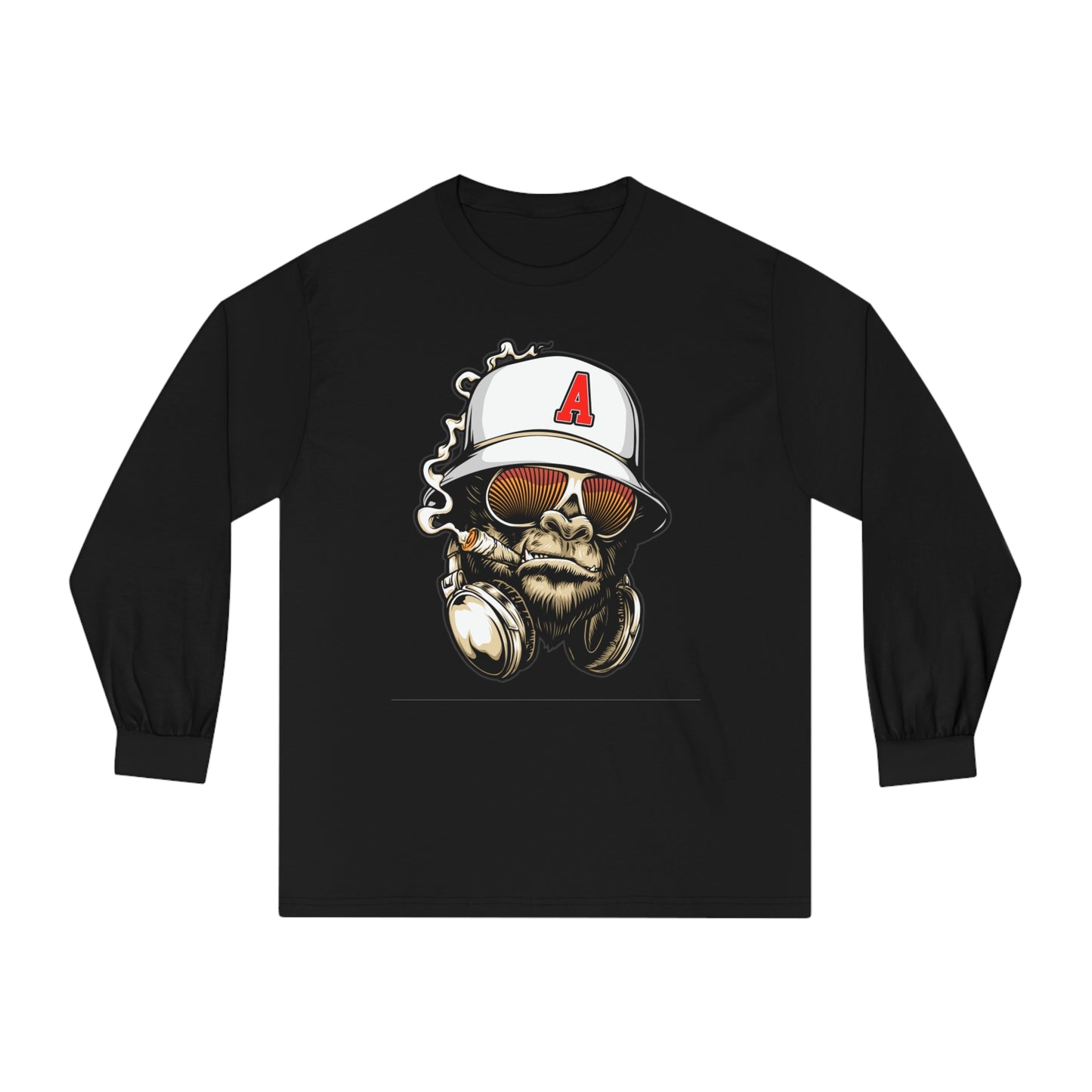 Gorilla Smoking (A) - Classic Long Sleeve T-Shirt