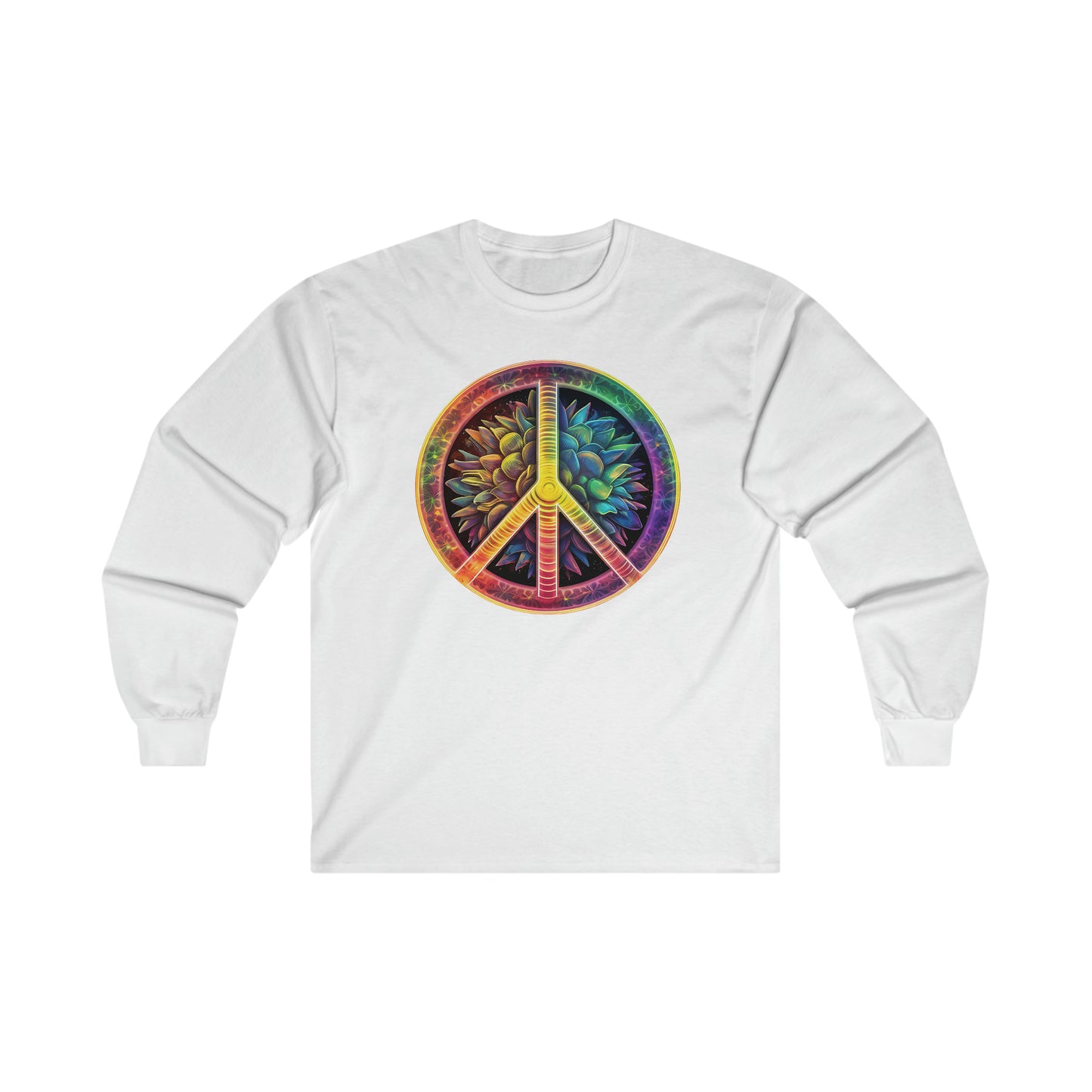 Vintage Peace Sign - Ultra Cotton Long Sleeve Tee