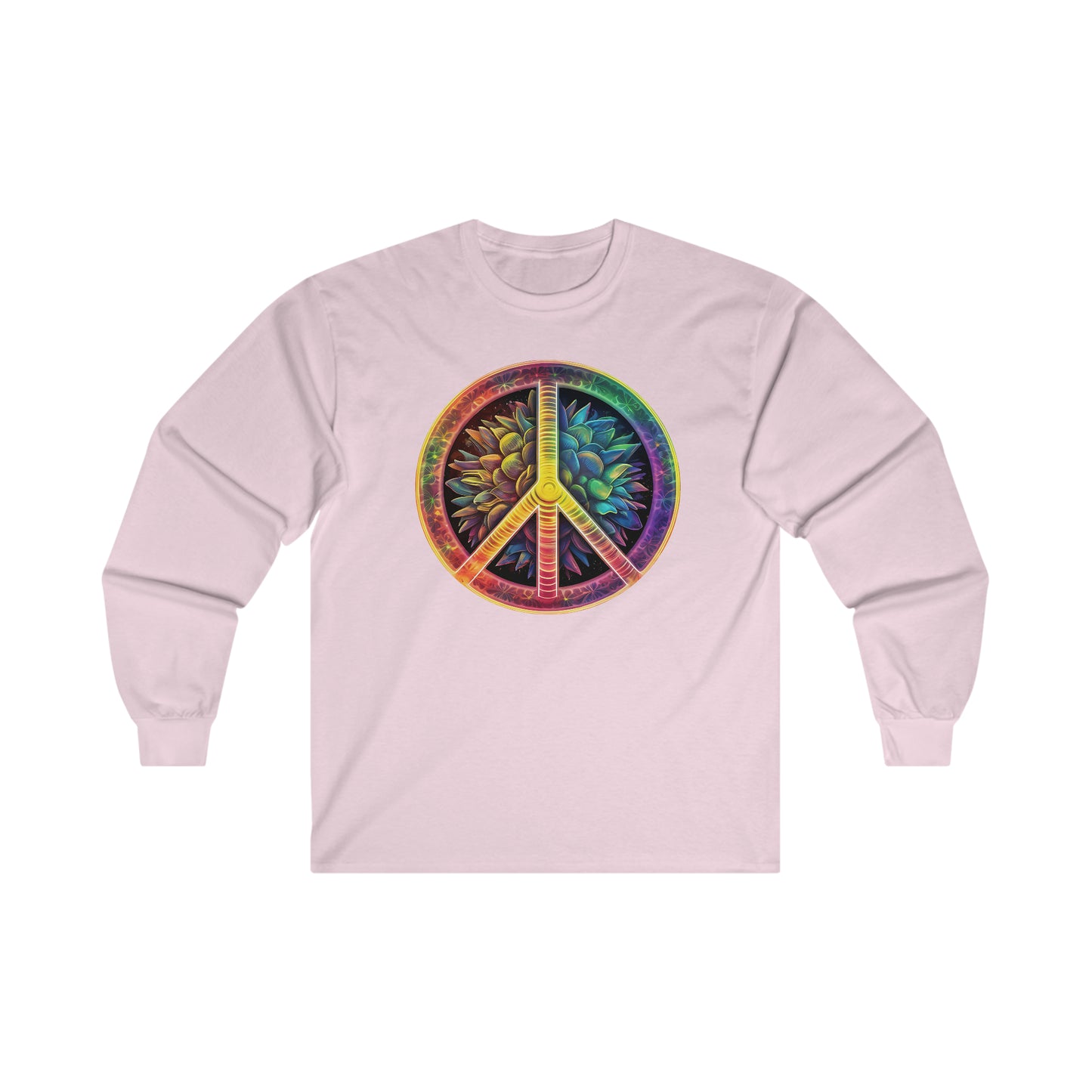 Vintage Peace Sign - Ultra Cotton Long Sleeve Tee