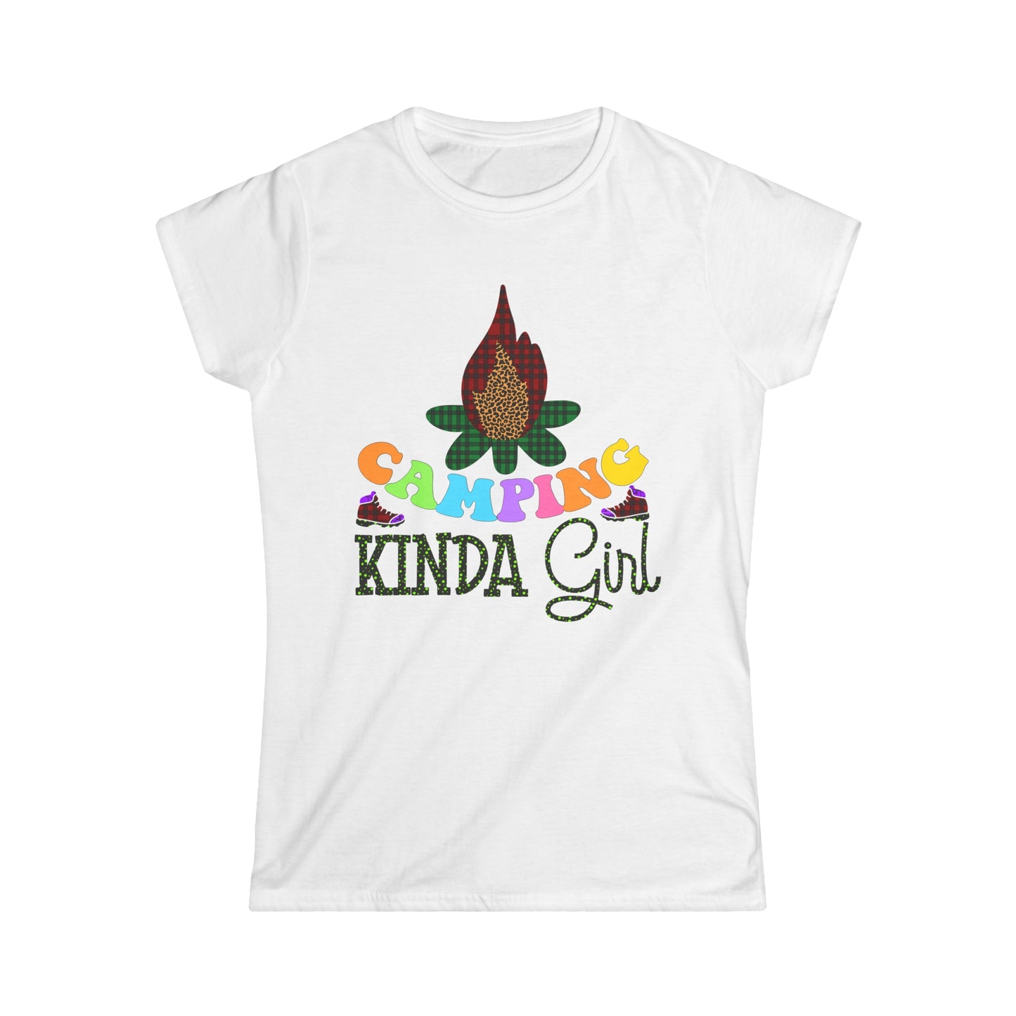 Camping Kinda Girl - Junior Fit Softstyle Tee