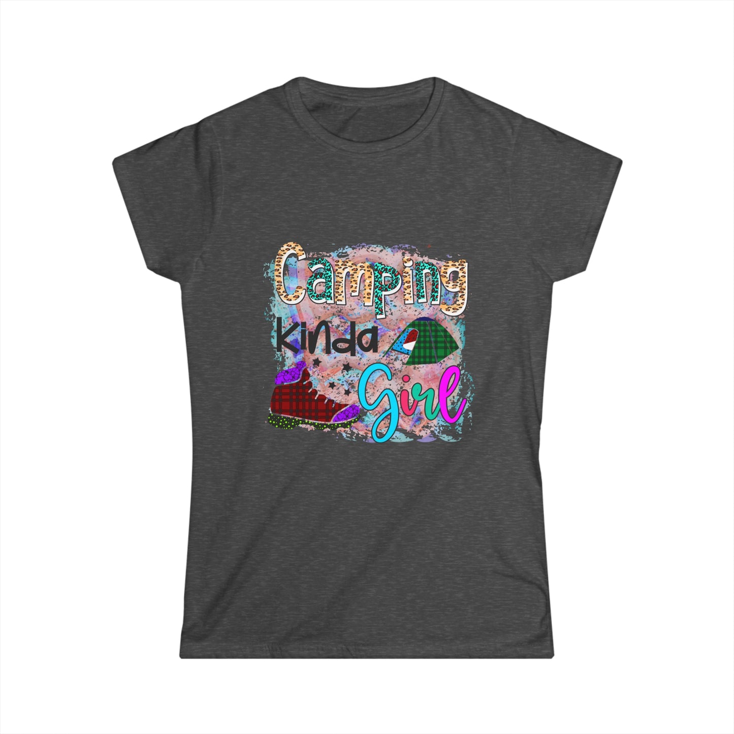 Camping Kinda Girl 2 - Junior Fit Softstyle Tee