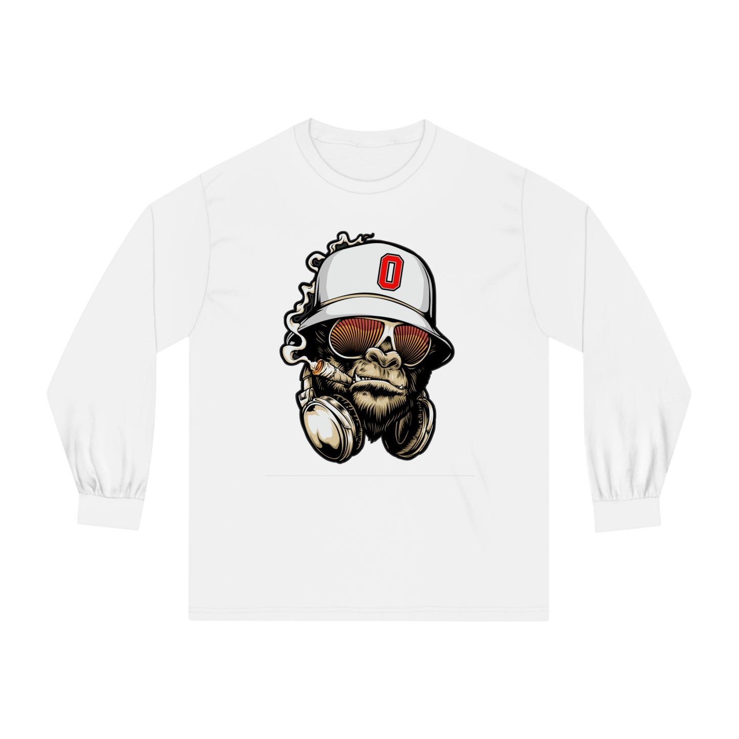 Gorilla Smoking (O) - Classic Long Sleeve T-Shirt