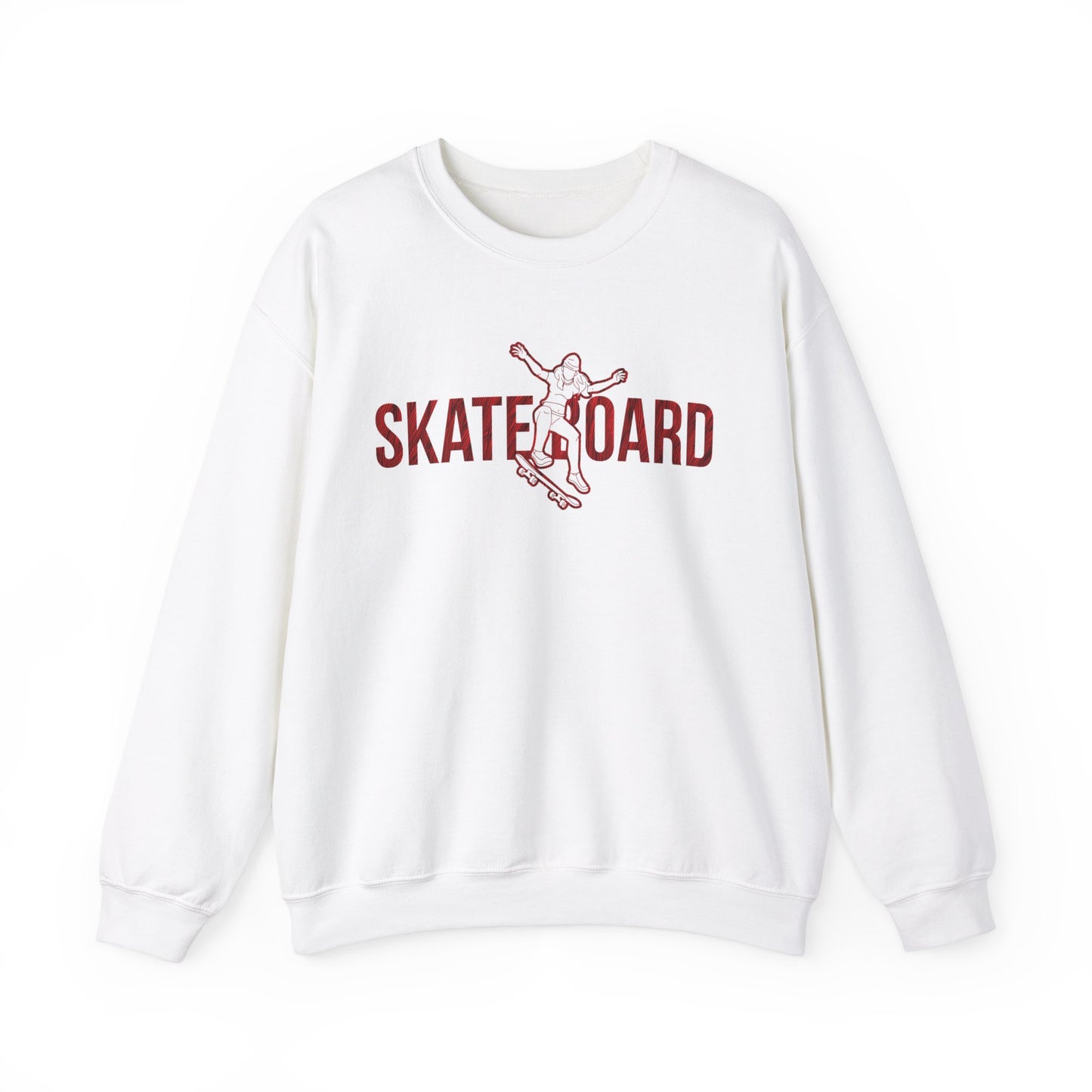 Skateboarder Girl - Heavy Blend™ Crewneck Sweatshirt