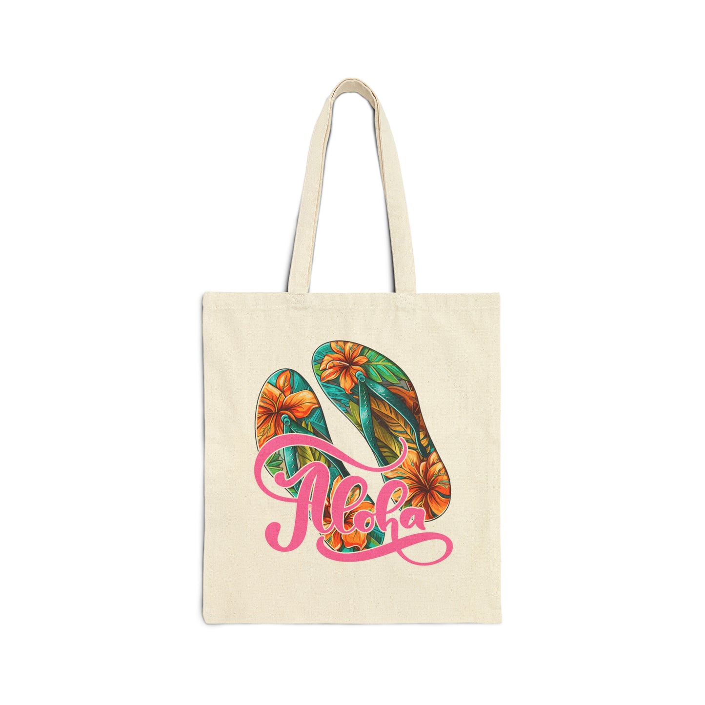 Aloha - Cotton Canvas Tote Bag