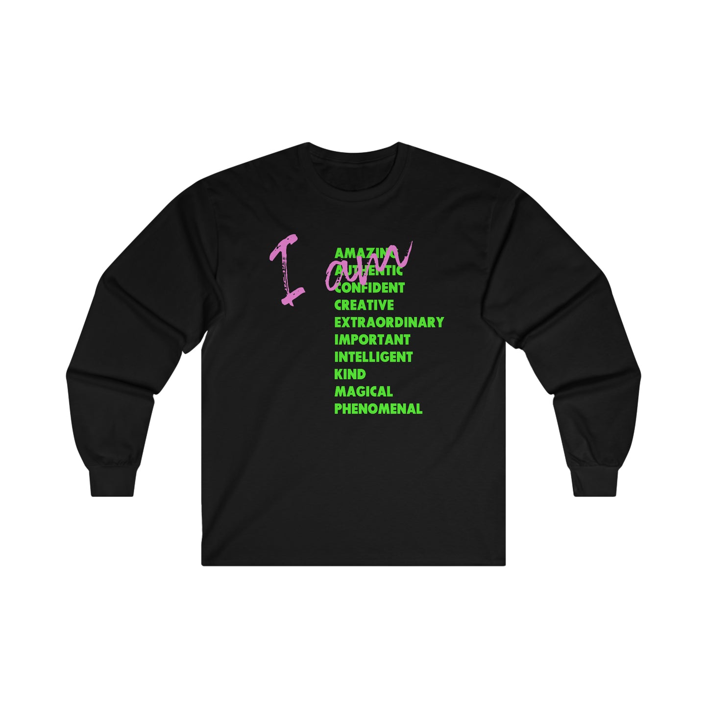 I am - Ultra Cotton Long Sleeve Tee