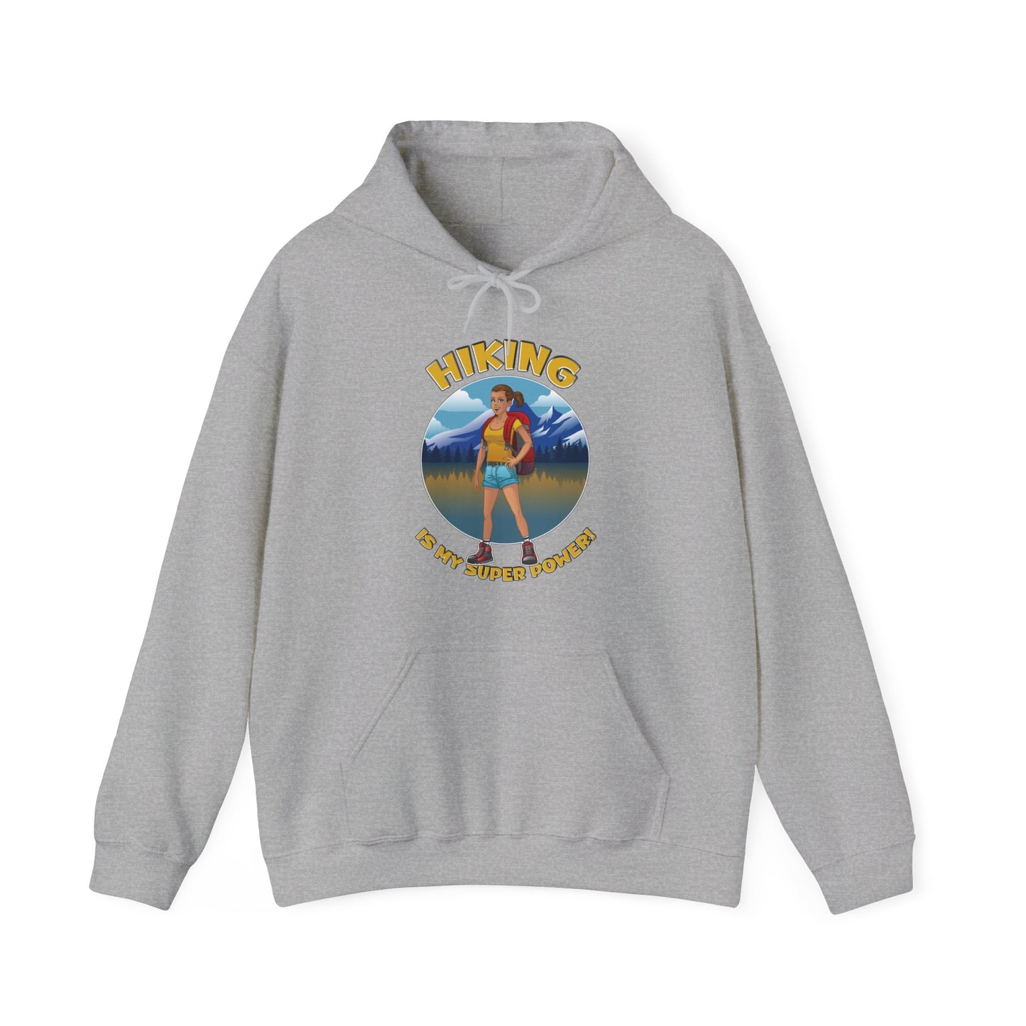 Hiking is my Super Power - Heavy Blend™ Hooded Sweatshirt