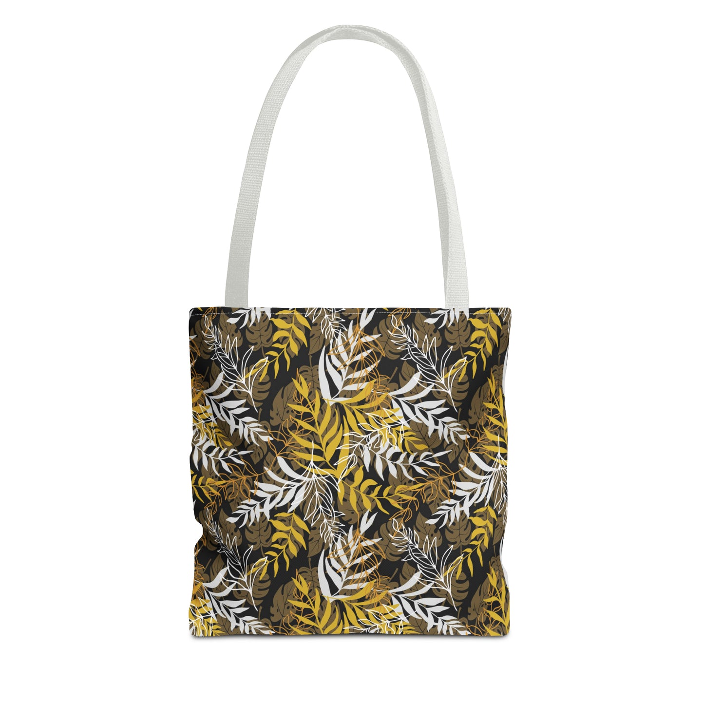 Black and Gold Leaves - Tote Bag