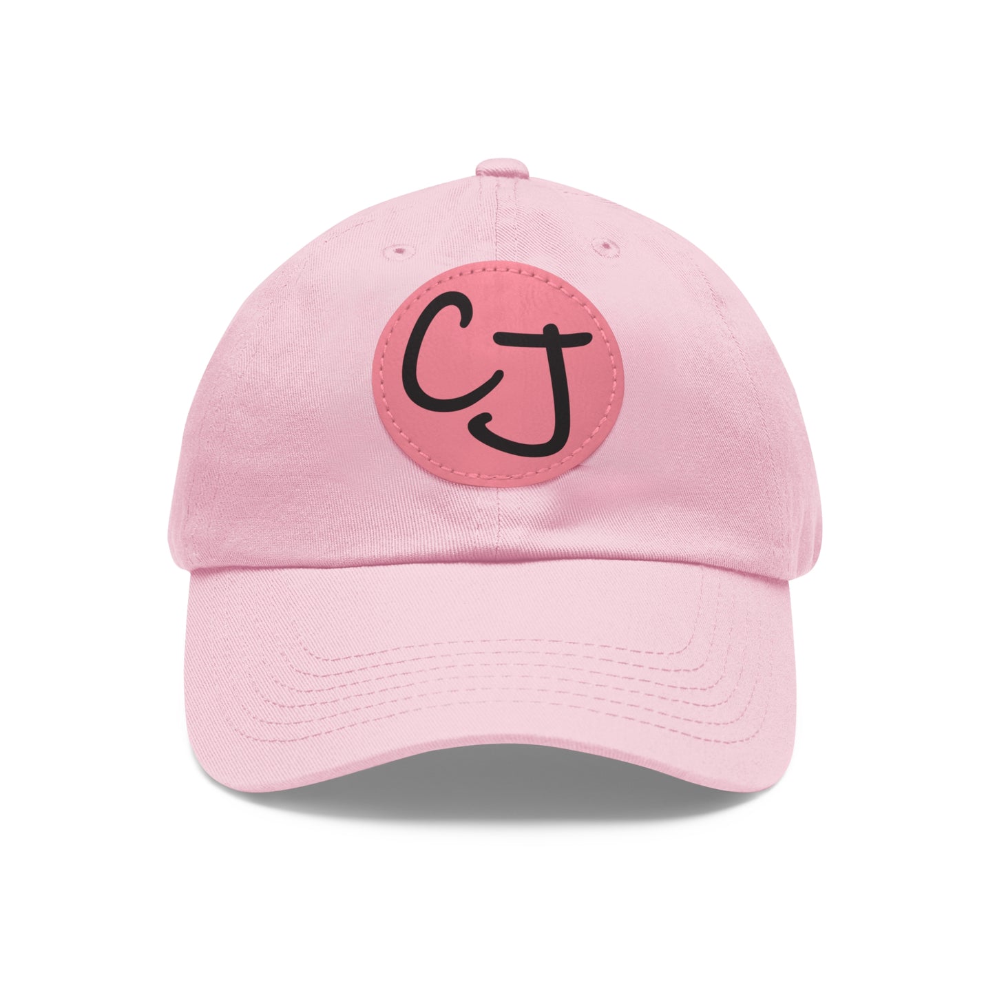 CJ - Hat with Round Leather Patch