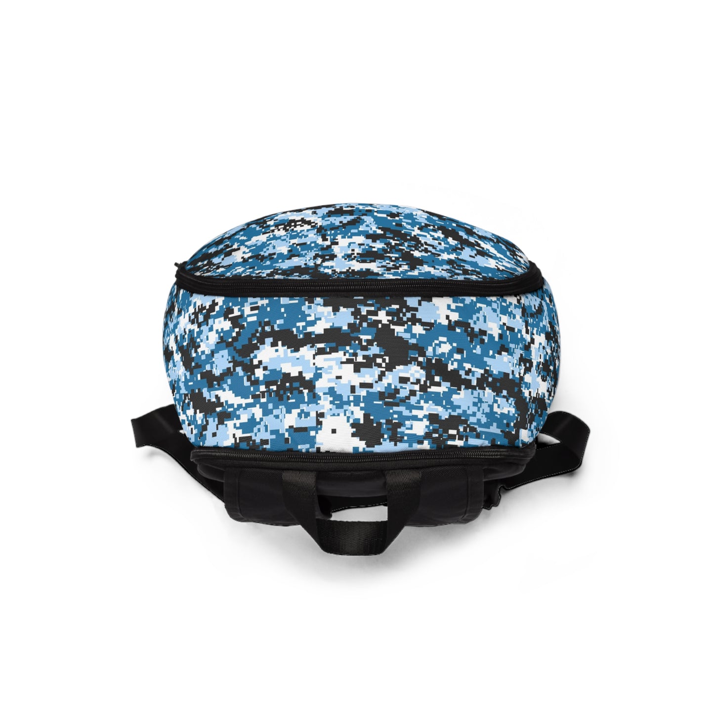 Blue and White Camo - Fabric Backpack