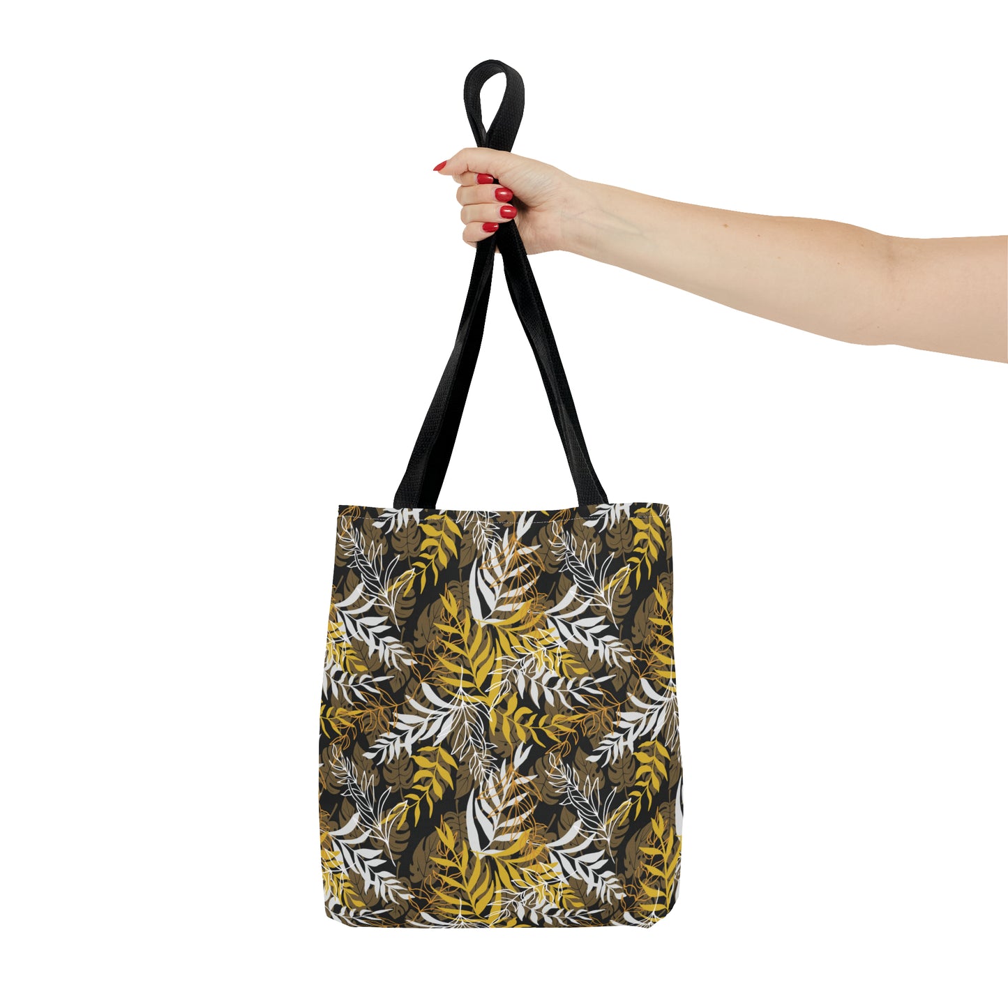 Black and Gold Leaves - Tote Bag