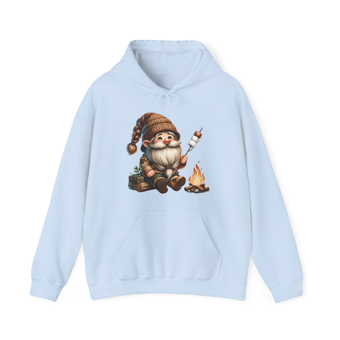 Gnome Roasting Marshmellows - Heavy Blend™ Hooded Sweatshirt