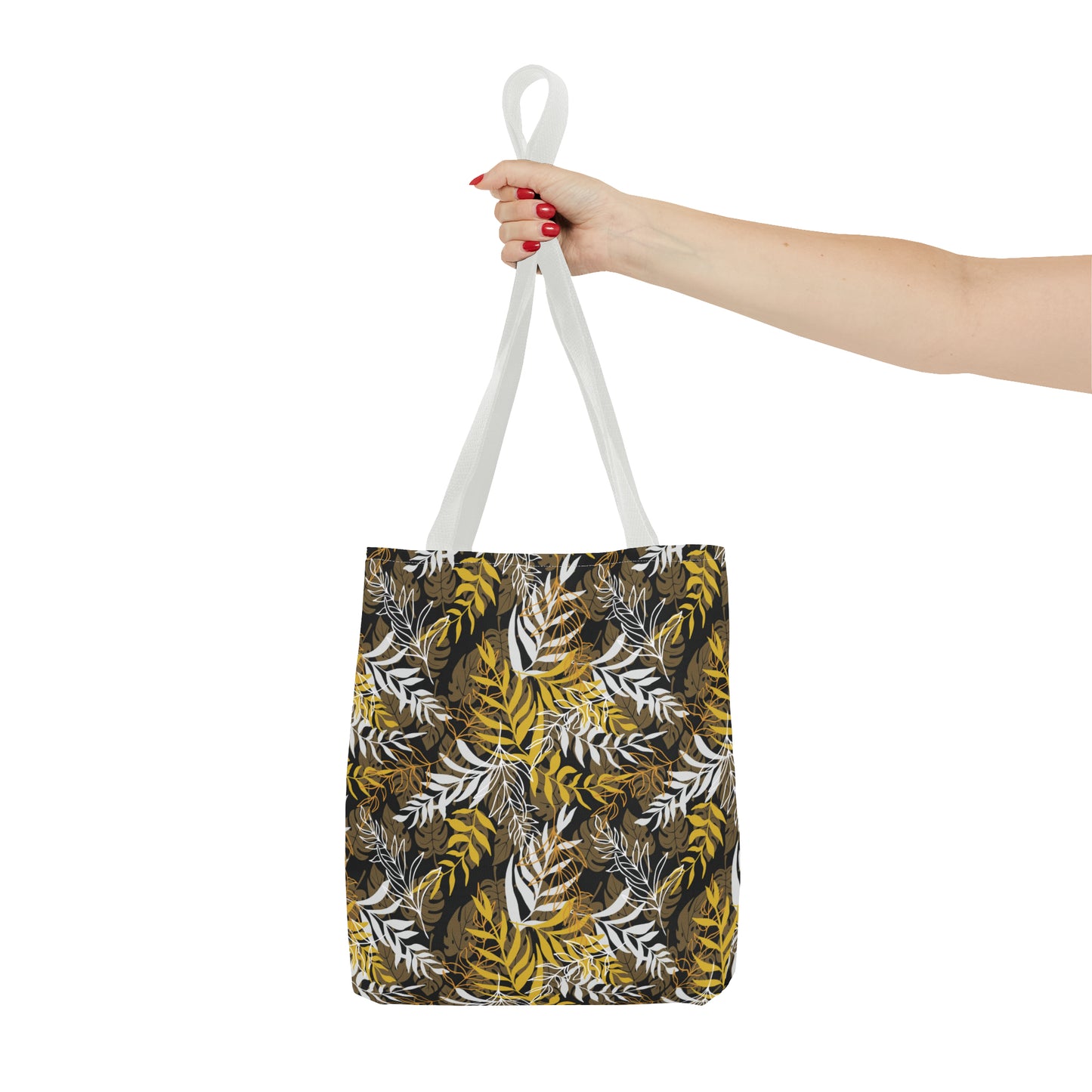 Black and Gold Leaves - Tote Bag