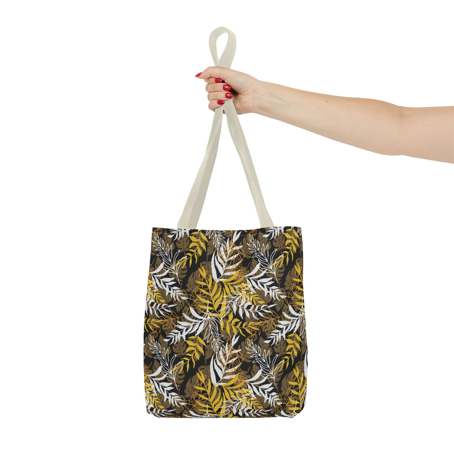 Black and Gold Leaves - Tote Bag