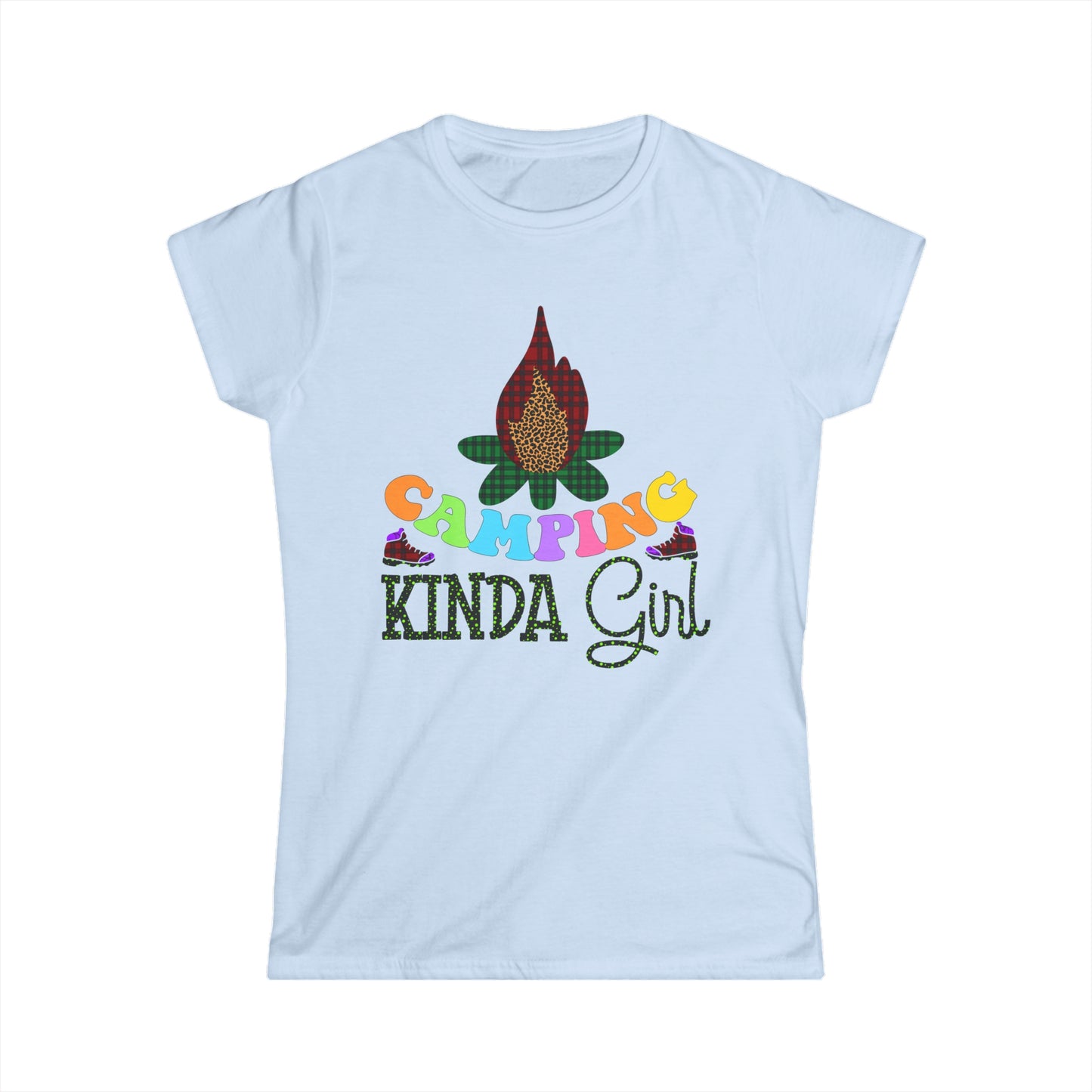 Camping Kinda Girl - Junior Fit Softstyle Tee