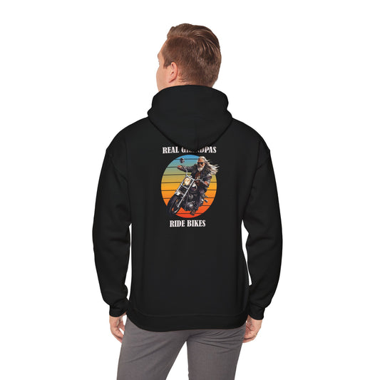 Grandpa Biker - Heavy Blend™ Hooded Sweatshirt