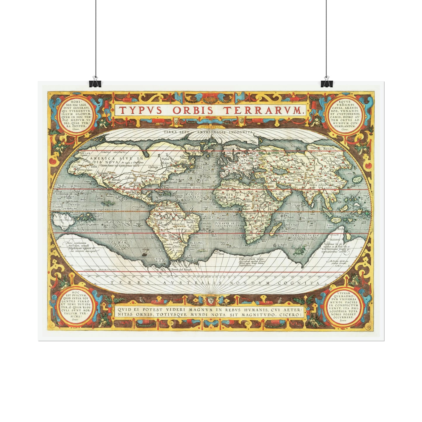 Vintage World Map 3 - Rolled Posters