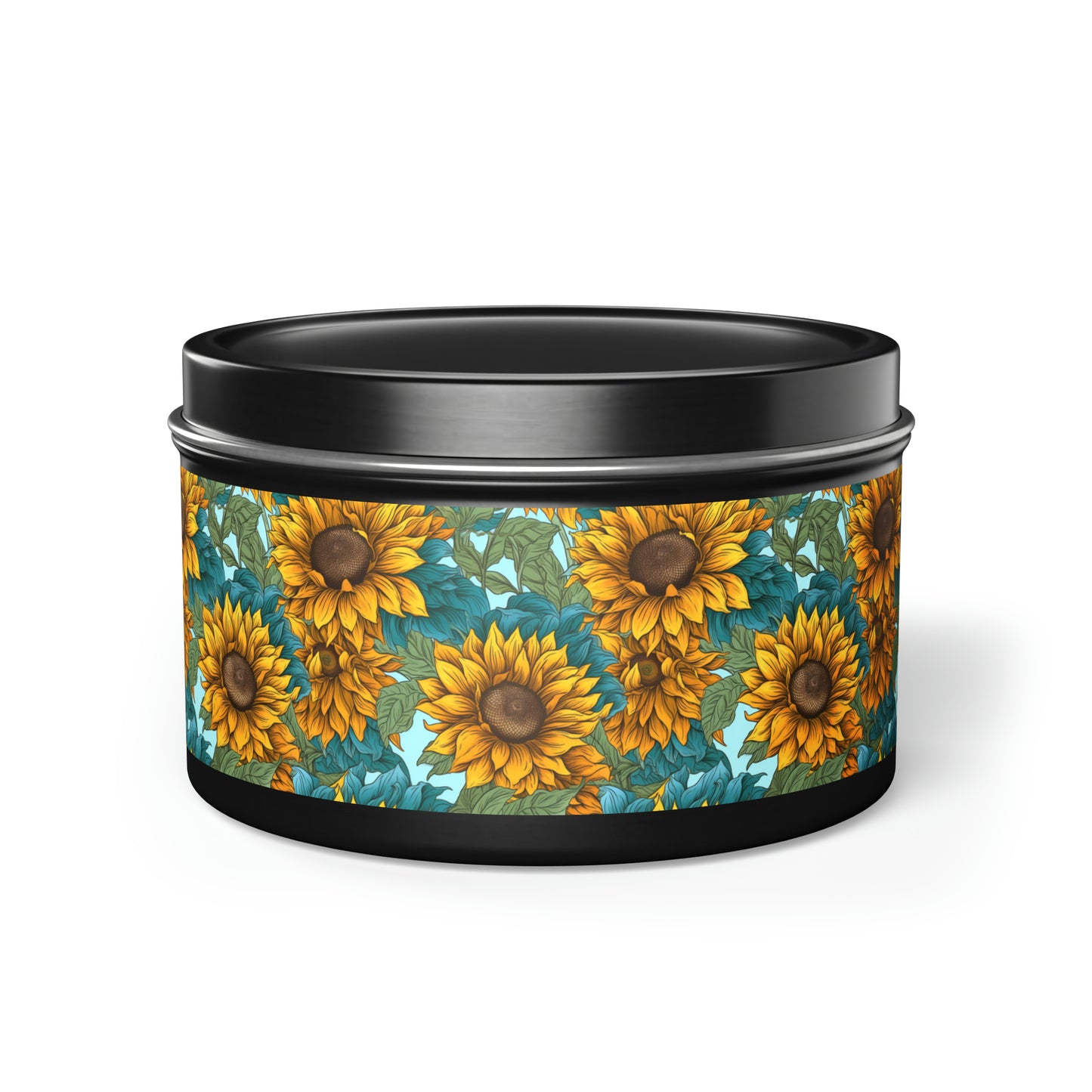 Sunflowers - Scented Tin Candles