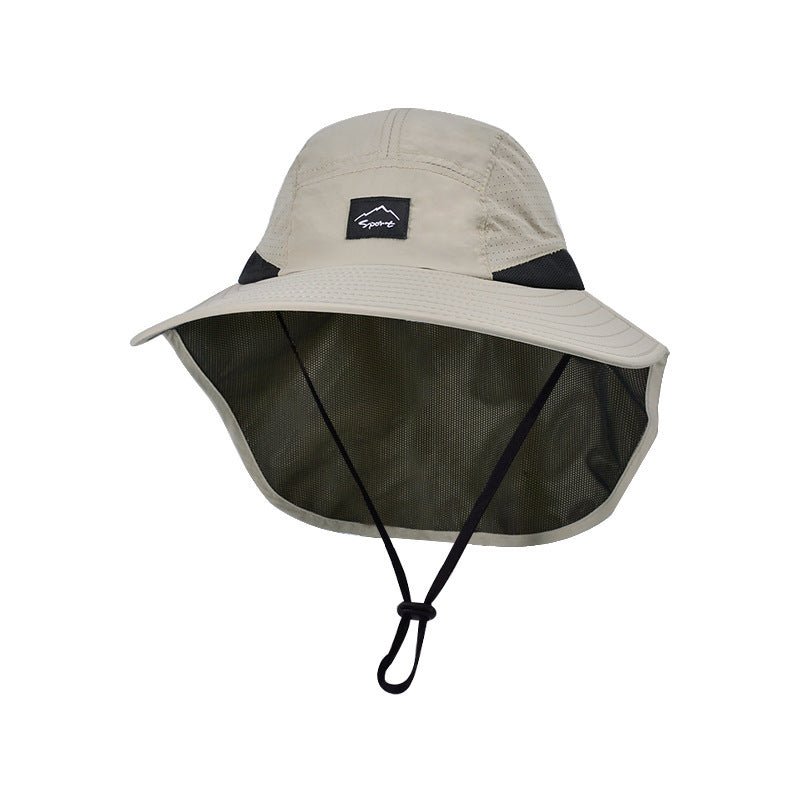 Wide Brim Shawl Bucket Hat